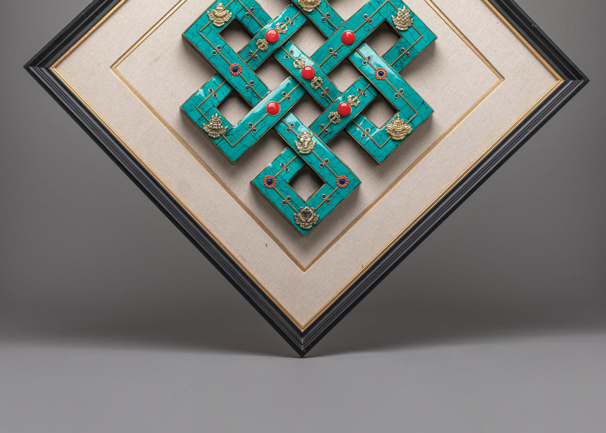 Handmade Endless Knot Wall Hanging | Spiritual Home Decor