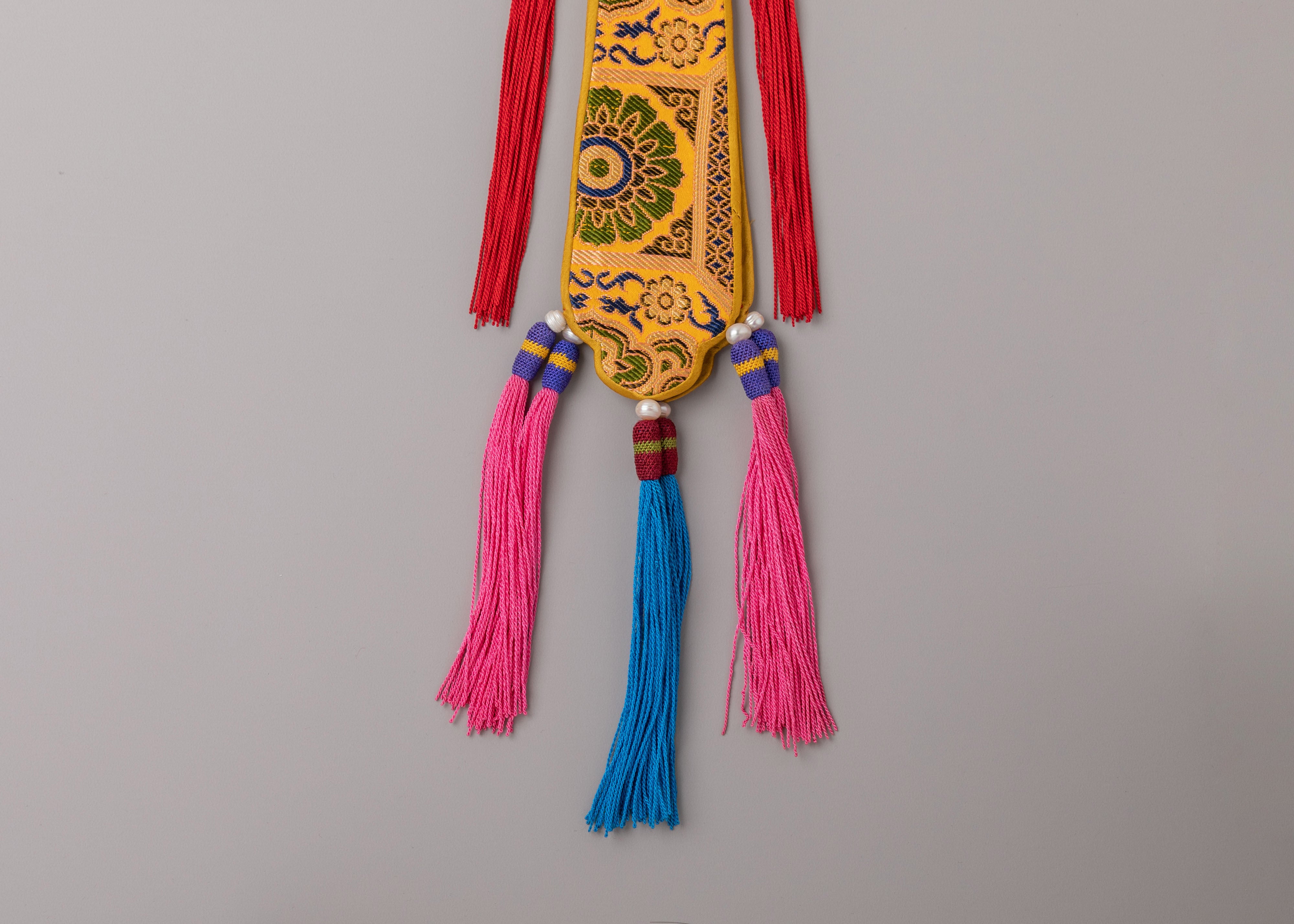 Damaru Tail for Spiritual Practice | Sacred Ritual Tool for Meditation and Sound Healing