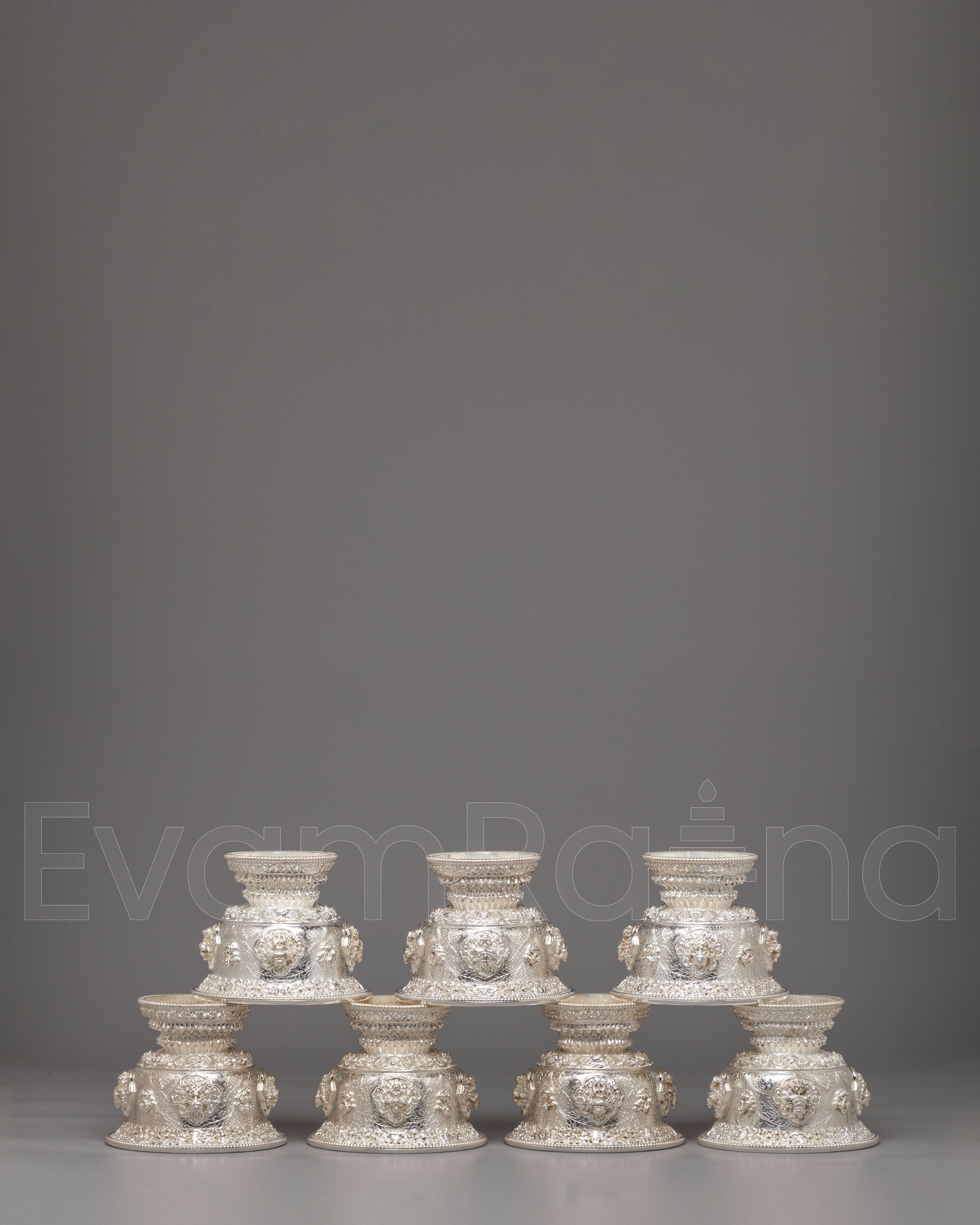 Himalayan Ritual Offering Bowls 