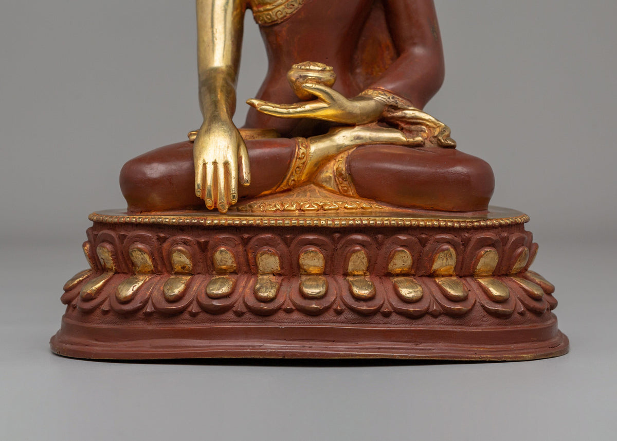 Spiritual Crowned Shakyamuni Buddha Statue | Altar Decor