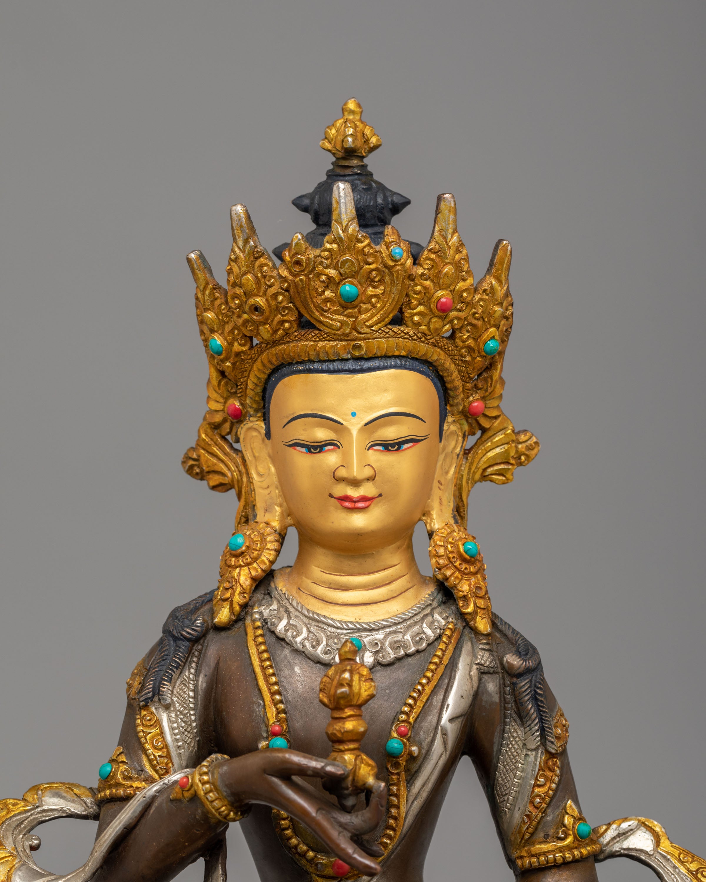 Tibetan Vajrasattva Deity Sculpture | Symbol of Purification