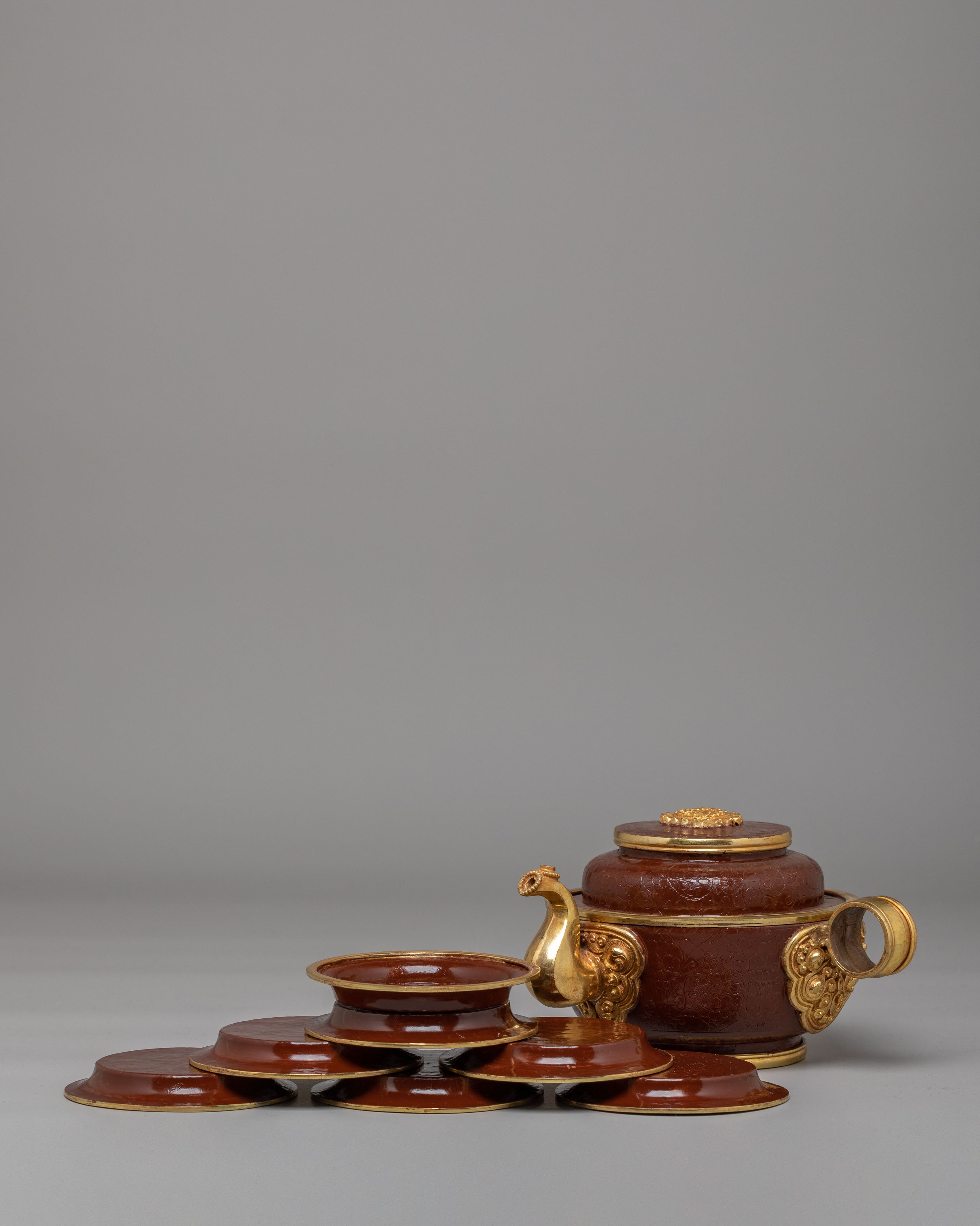 Sacred Water Offering Bowls Set | Ritual Bowls for Buddhist Ceremonies