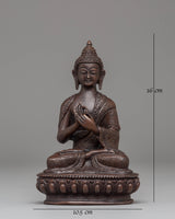 Copper Handcrafted Vairocana Sculpture