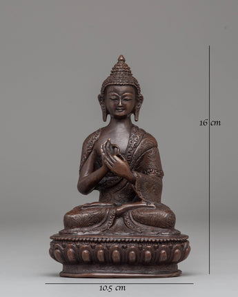 Copper Handcrafted Vairocana Sculpture