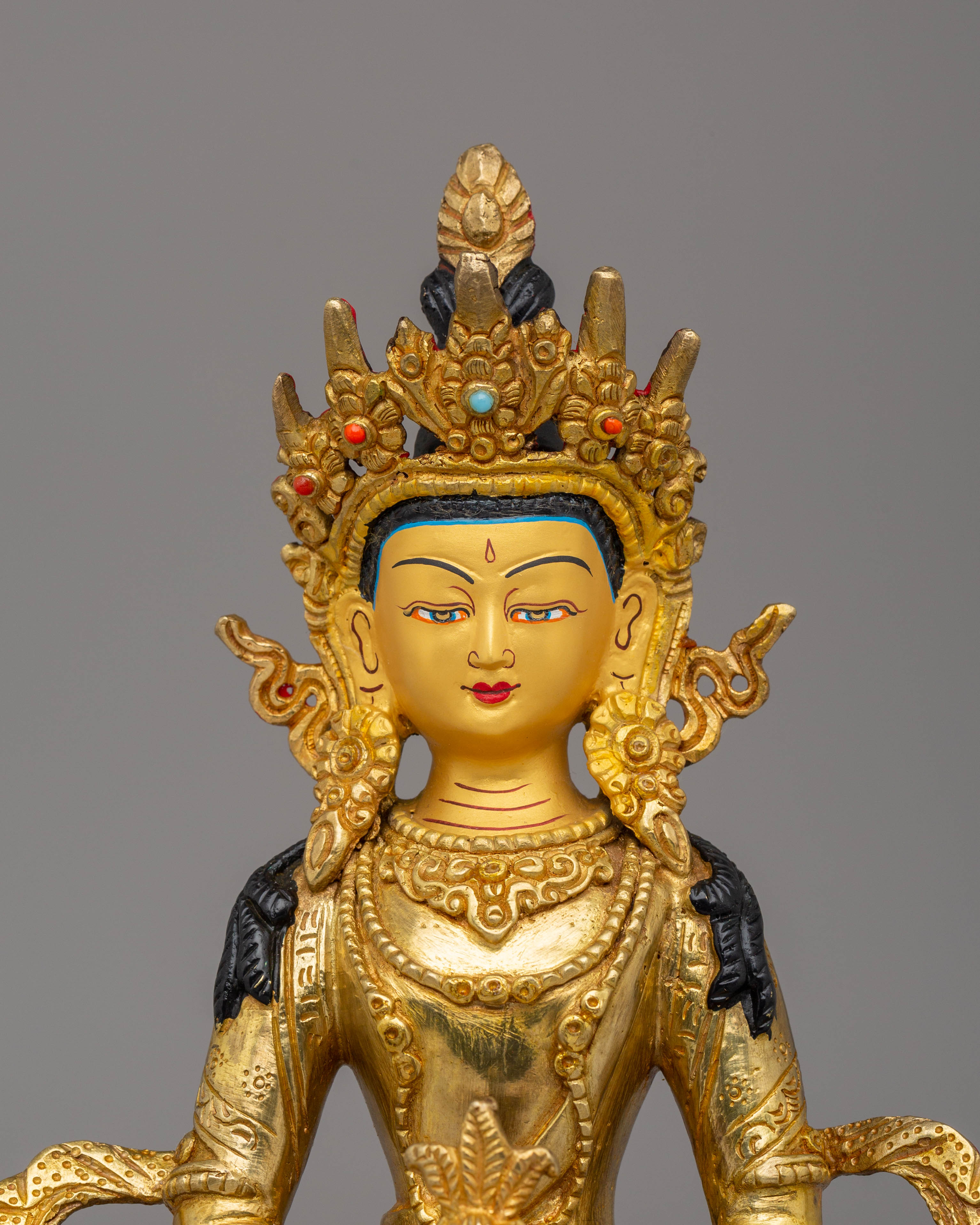 Handmade Amitayus Statue of Long Life | Tibetan Art