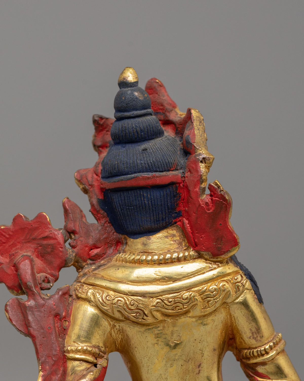 Traditional Standing Tara Sculpture | 24K Gold Buddhist Sculpture