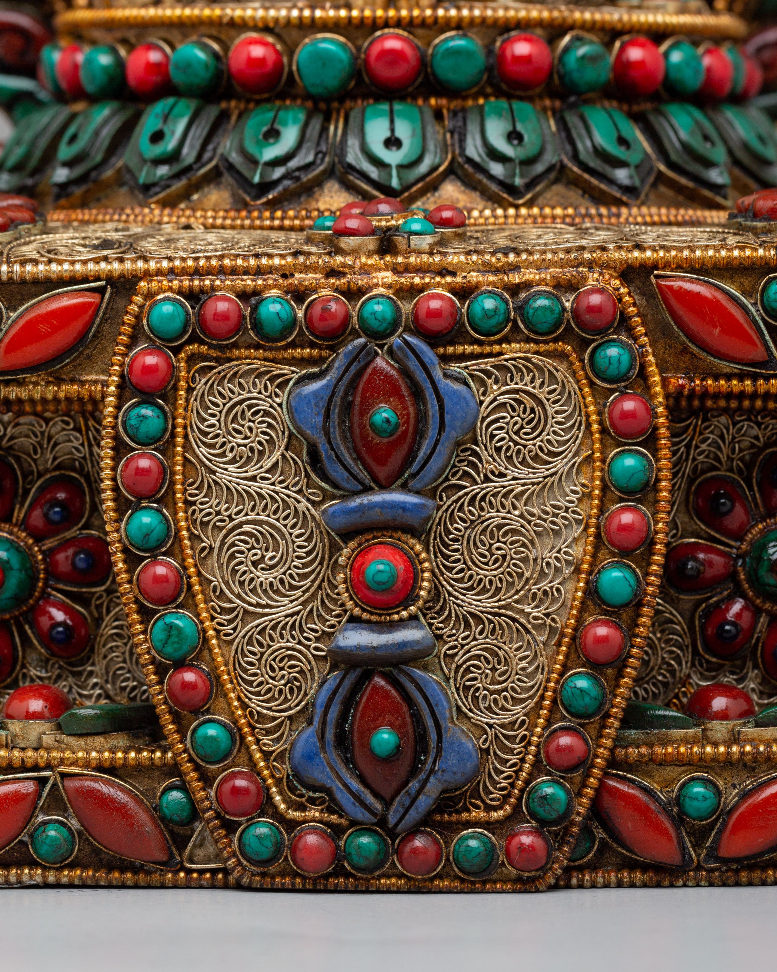 Tibetan Standing Green Tara Statue | Goddess of Compassion and Protection