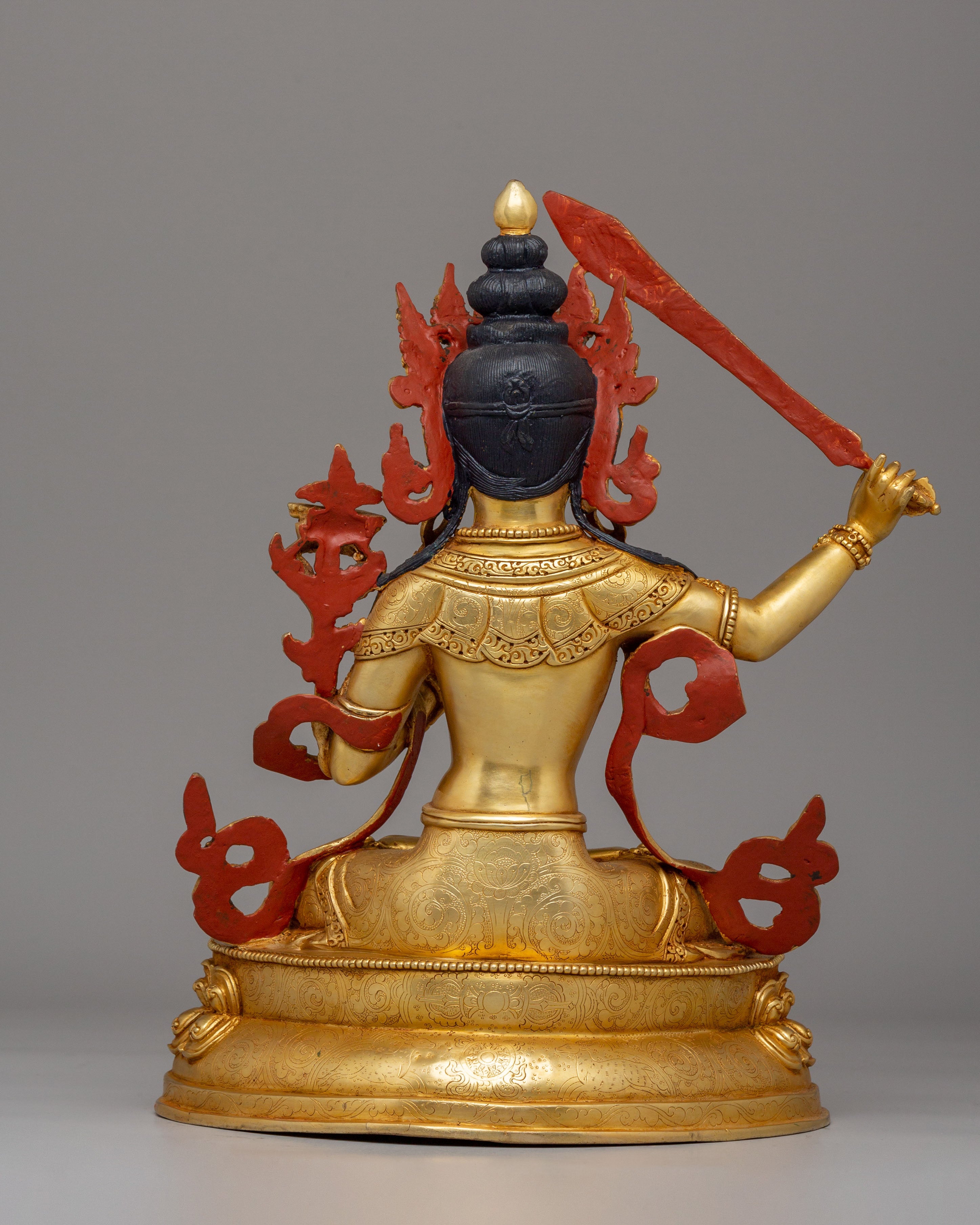 Lord Of Wisdom Manjushri Statue | Bodhisattva Of Enlightenment And Wisdom