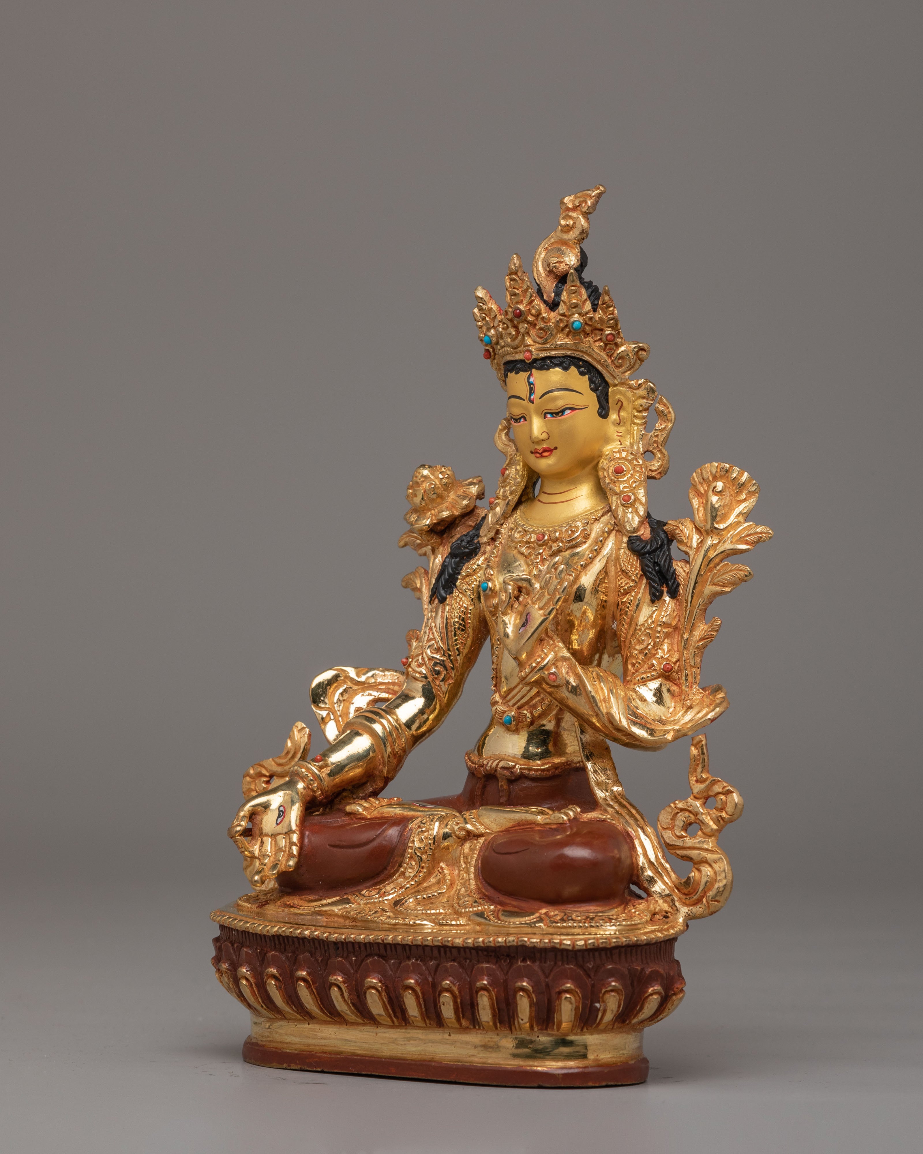 Spiritual White Tara Goddess Statue | Divine Feminine Energy
