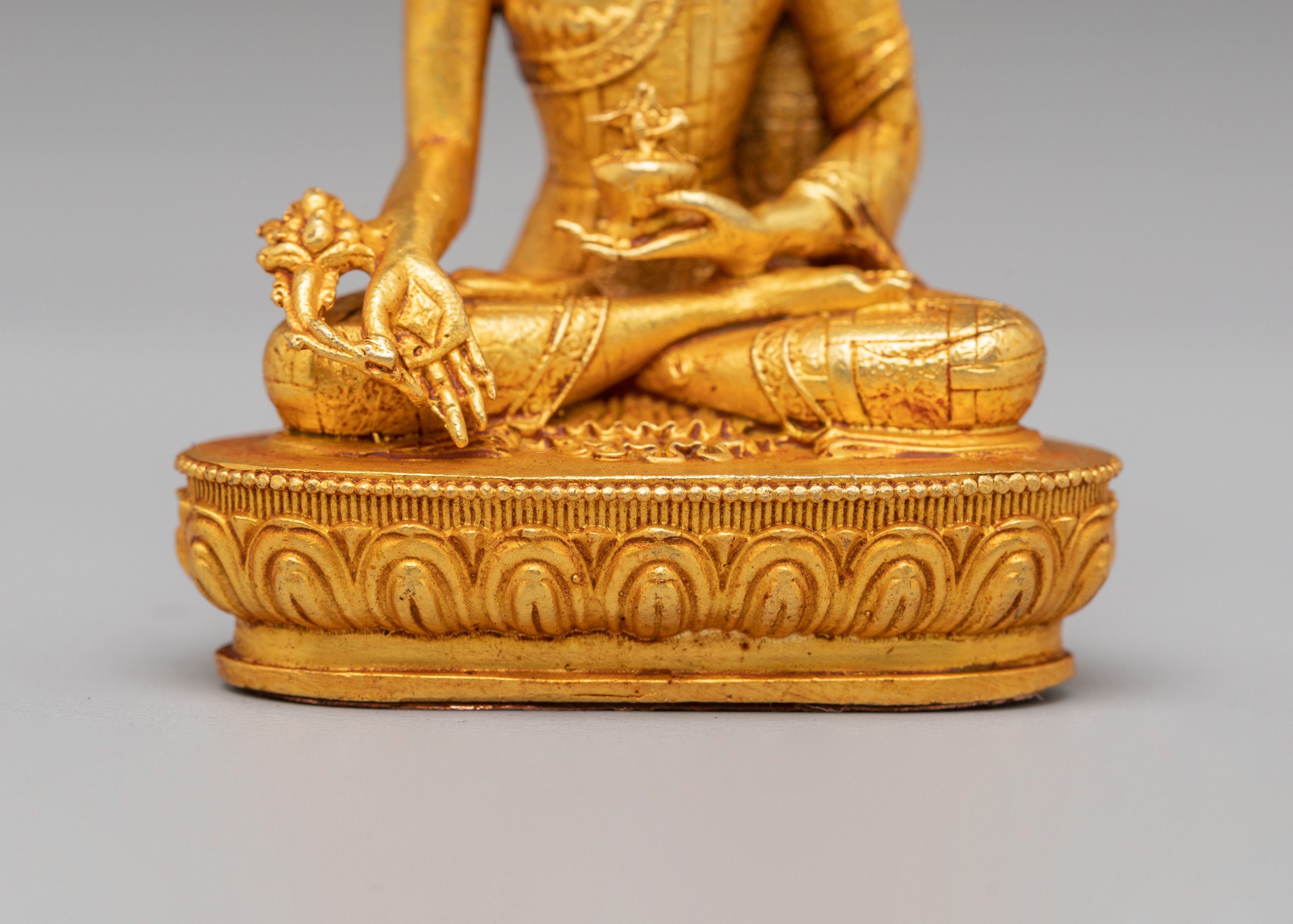 Spiritual Medicine Buddha Healing Statue | Tibetan Buddha Figurine for Meditation