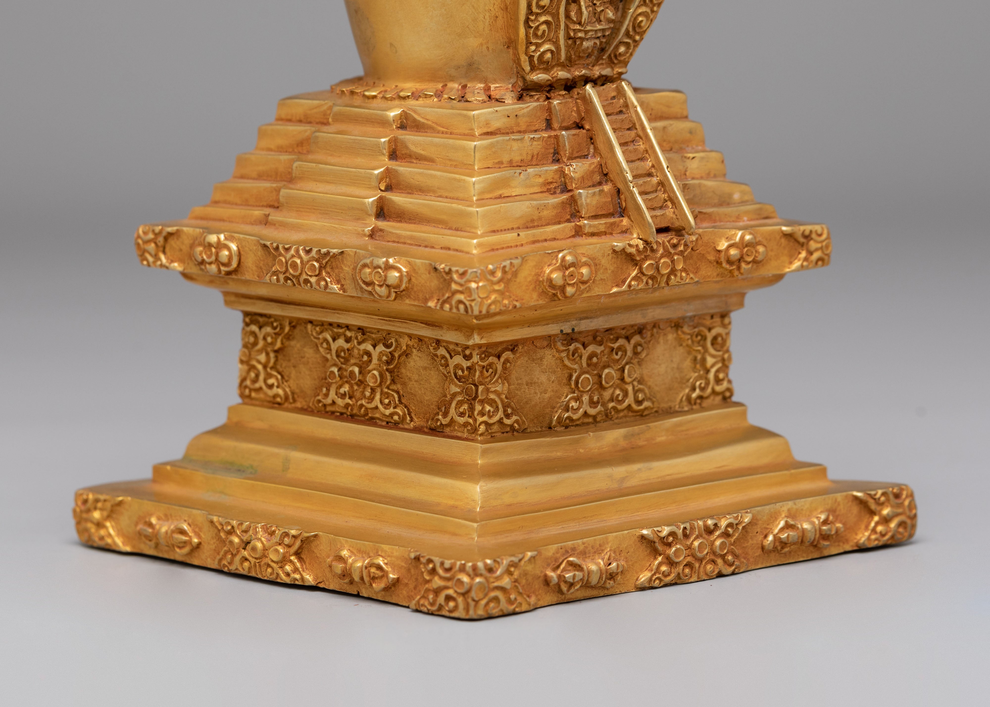 Traditional Handmade Stupa for Rituals | Symbol of Shakyamuni Buddha’s Enlightenment