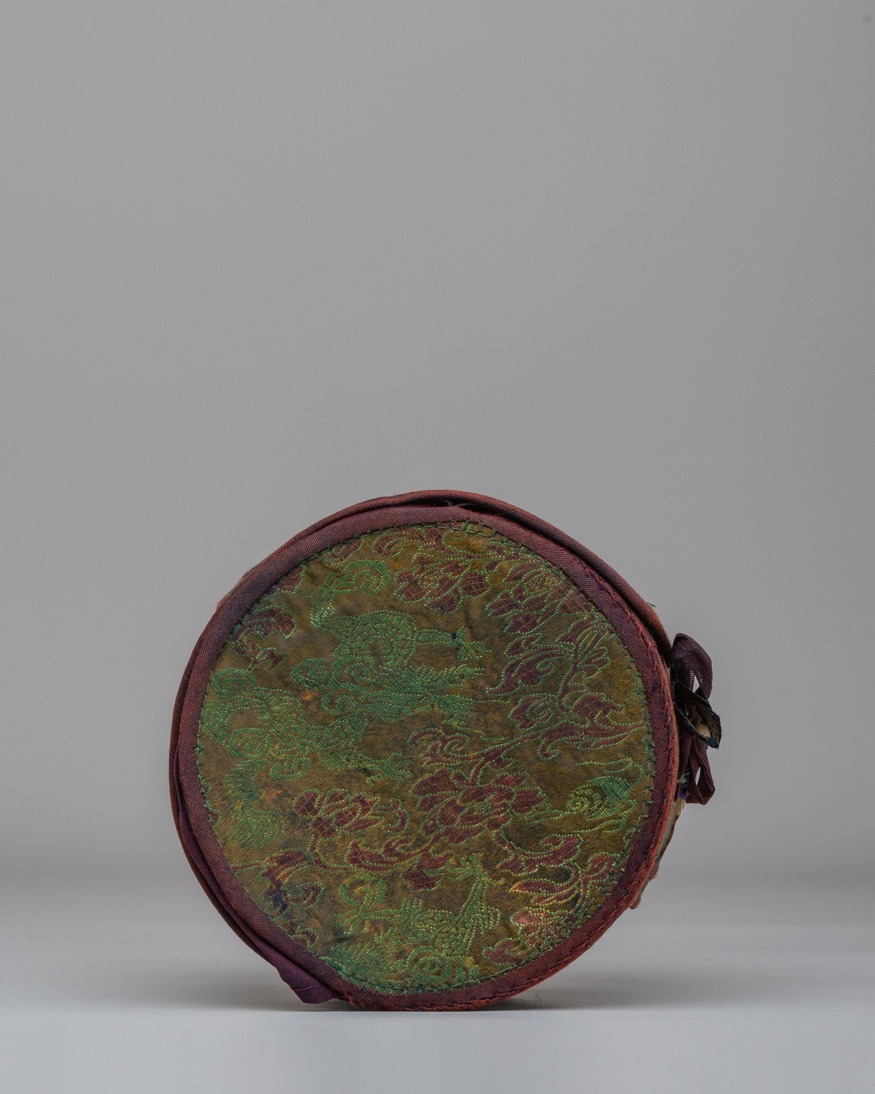 Buddhist Altar Damaru | Sacred Tibetan Ritual Instrument