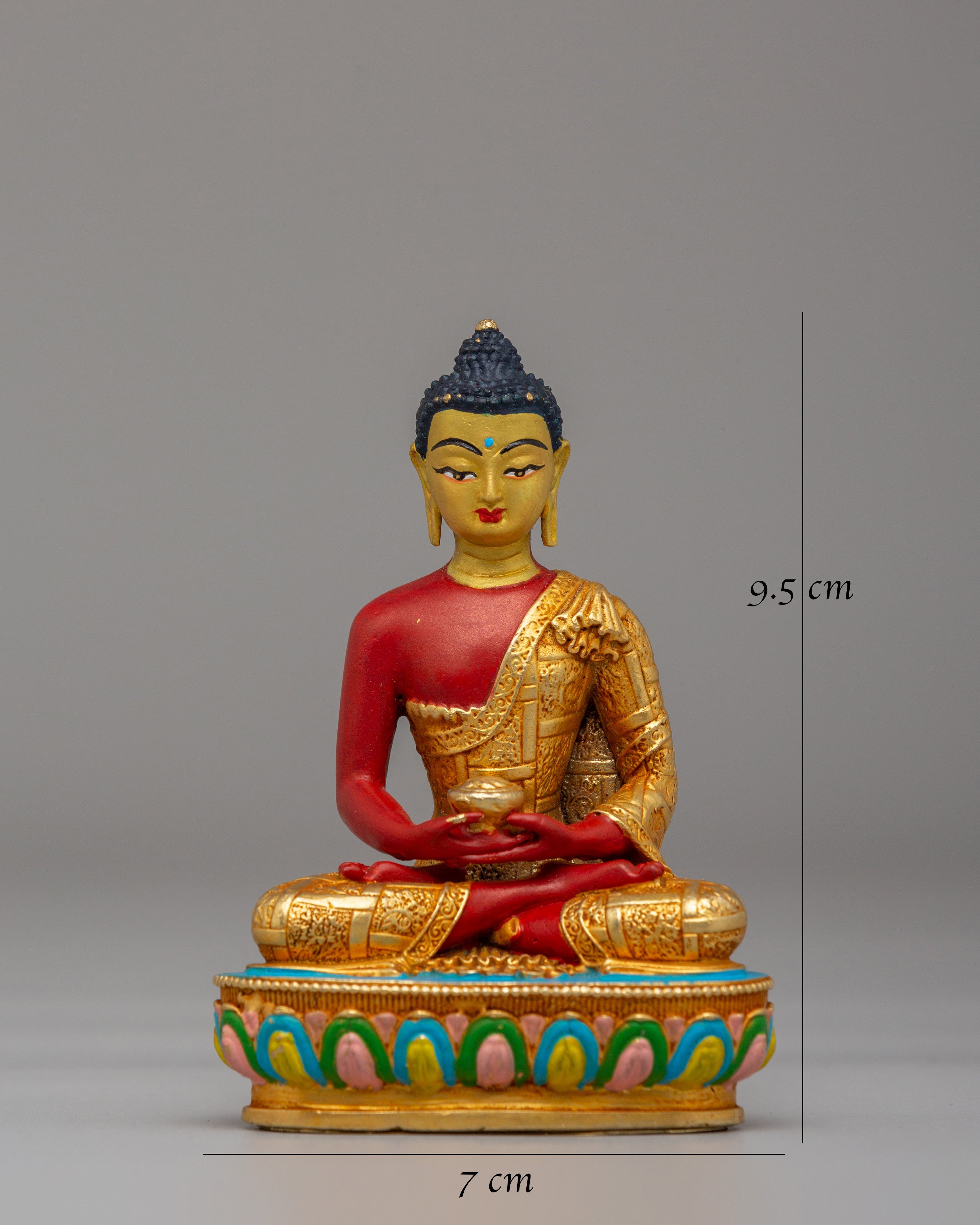 Ceremonial Amitabha Buddha Statue | Spiritual Decor for Meditation and Blessings