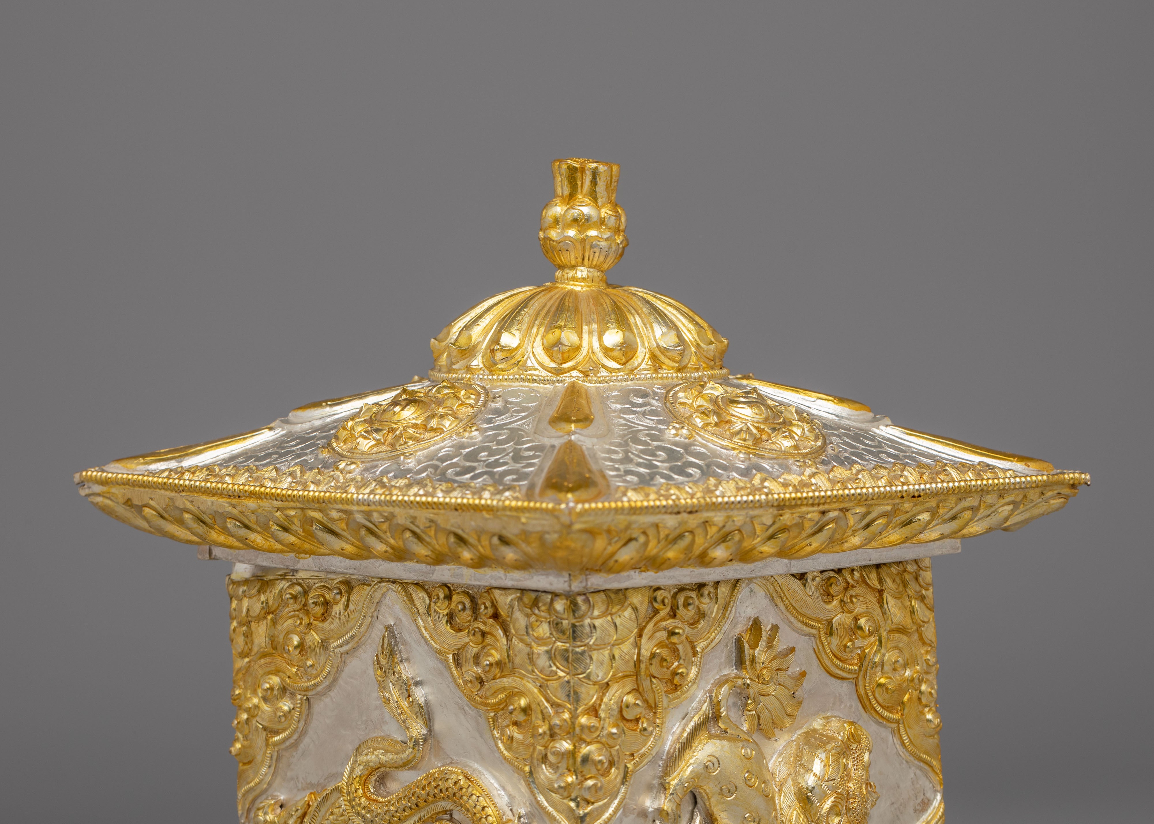 Handmade Tibetan Box | Traditional Treasure Box for Sacred Items