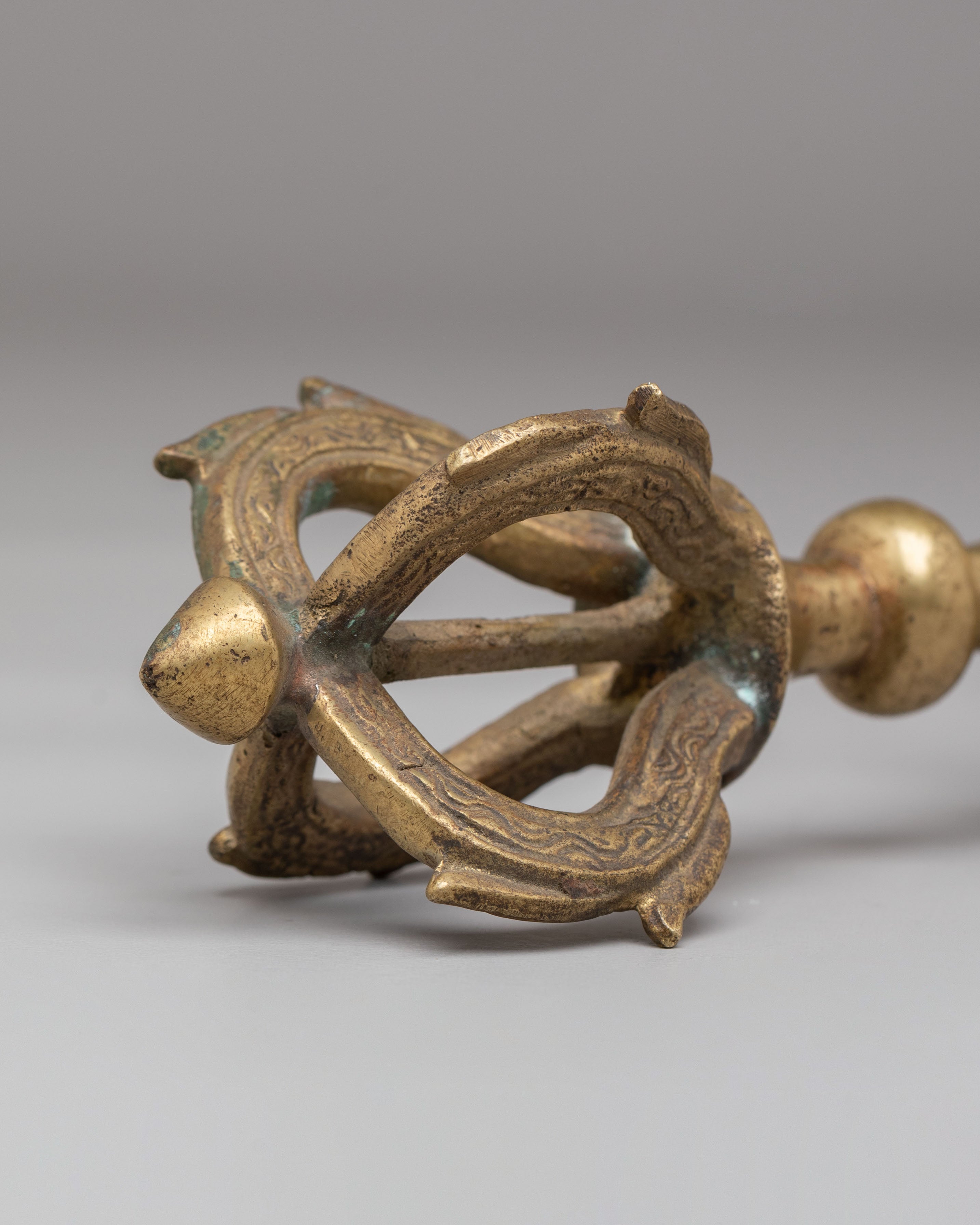 Handmade Tibetan Vajra for Ritual | Symbol of Spiritual Strength