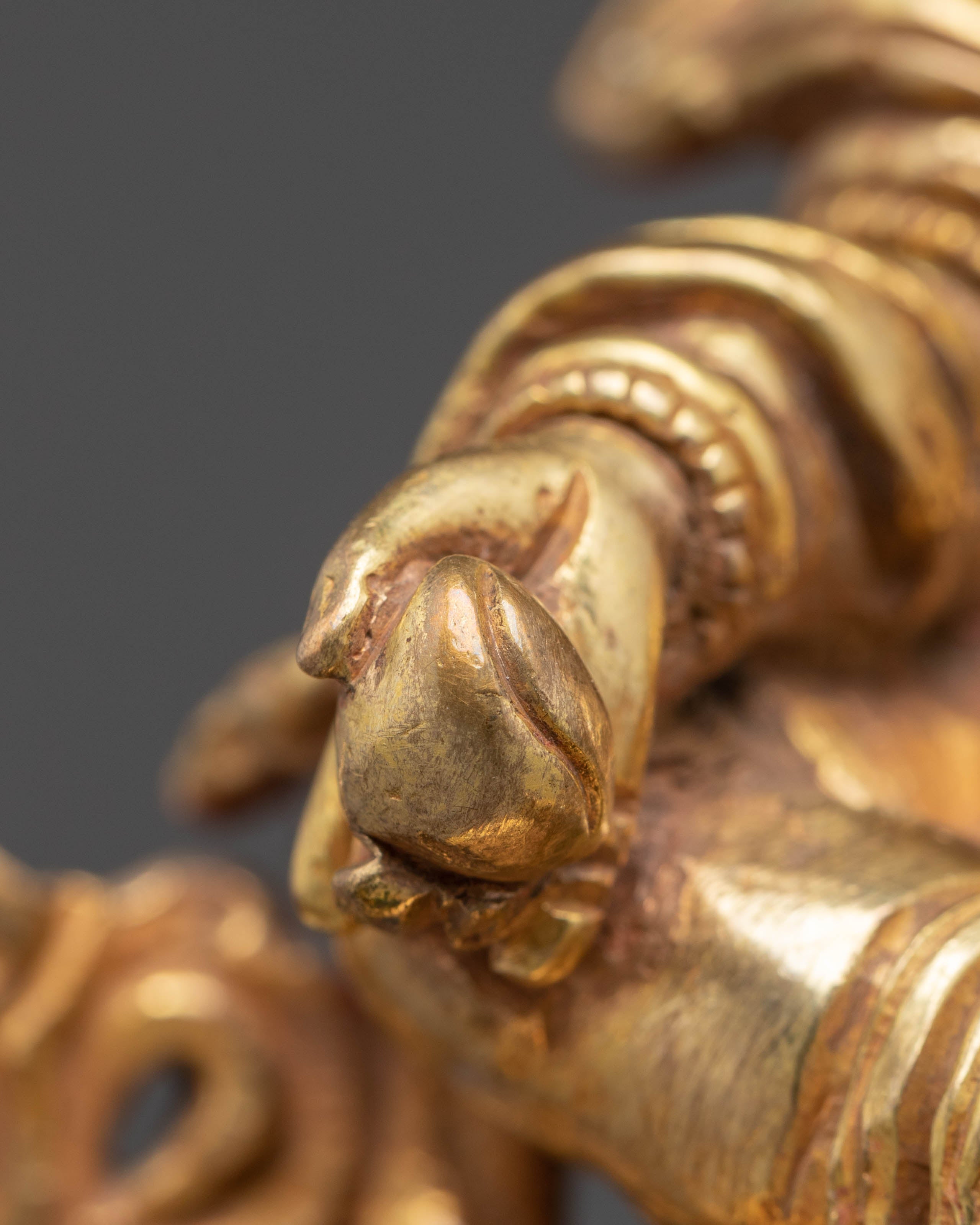 Handcrafted Copper Statue of Dzambhala | Embodiment of Wealth and Prosperity