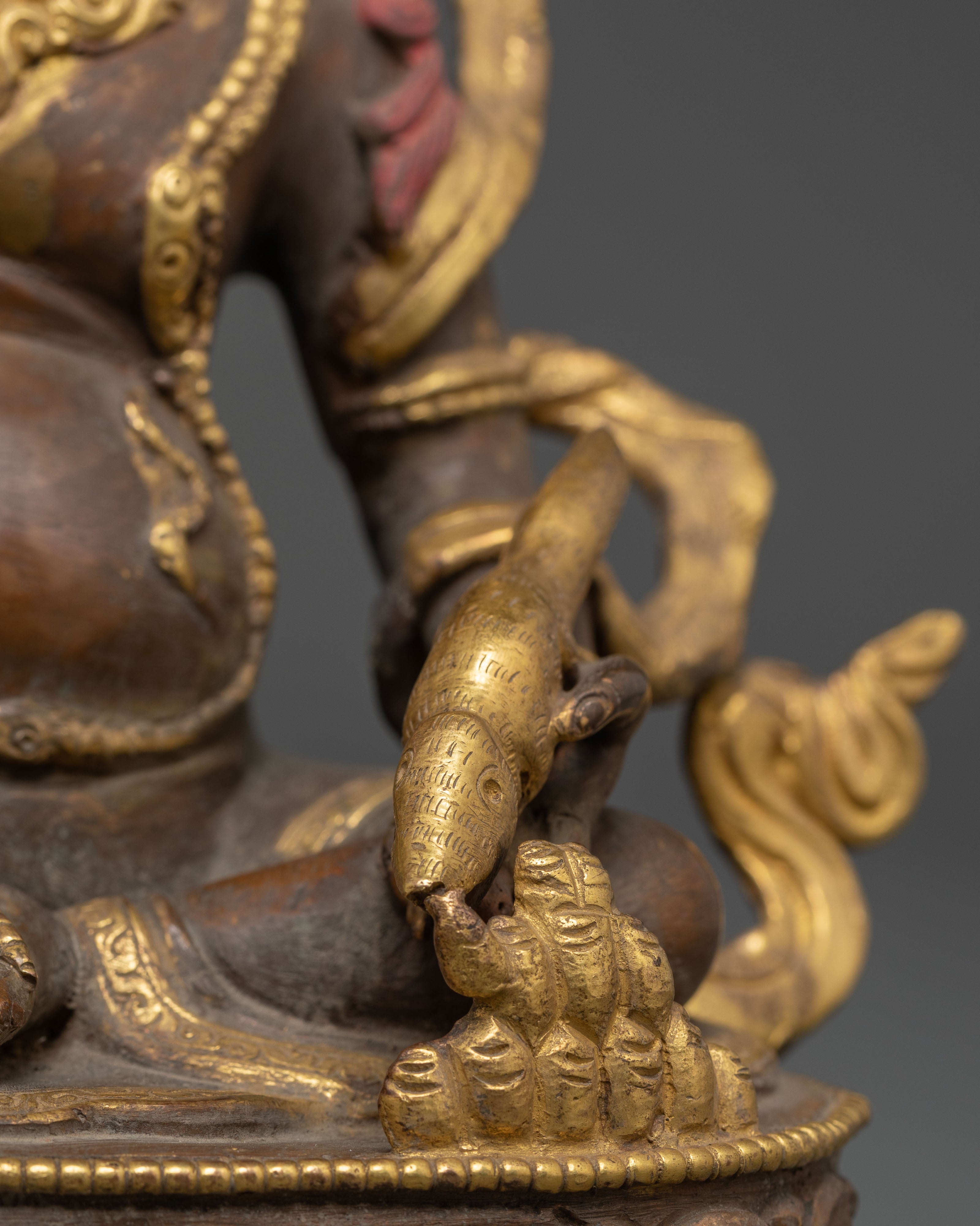 Spiritual Dzambhala Deity Statue | Wealth Deity Sculpture