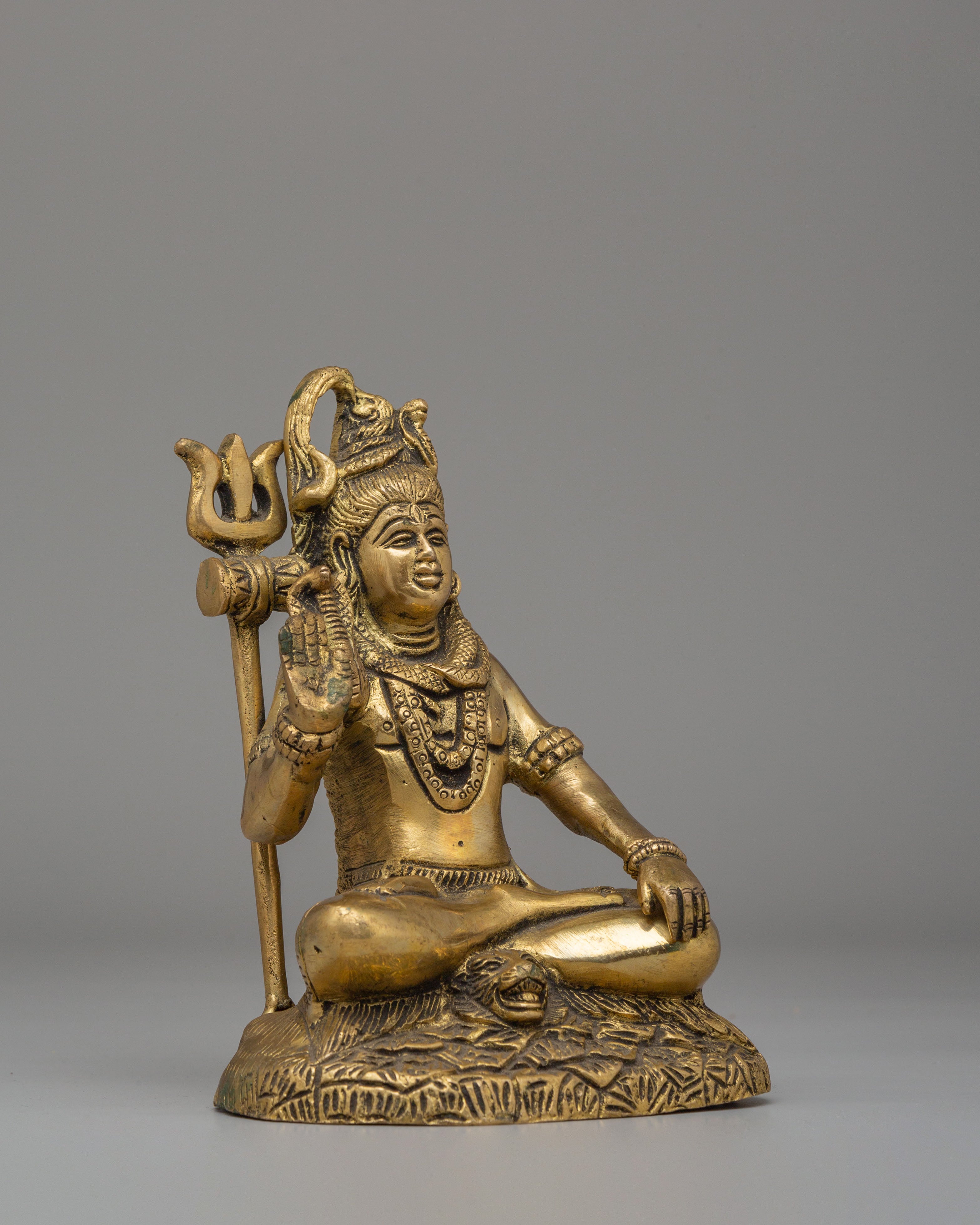 Lord Shiva Sculpture | Brass Statue for Altar