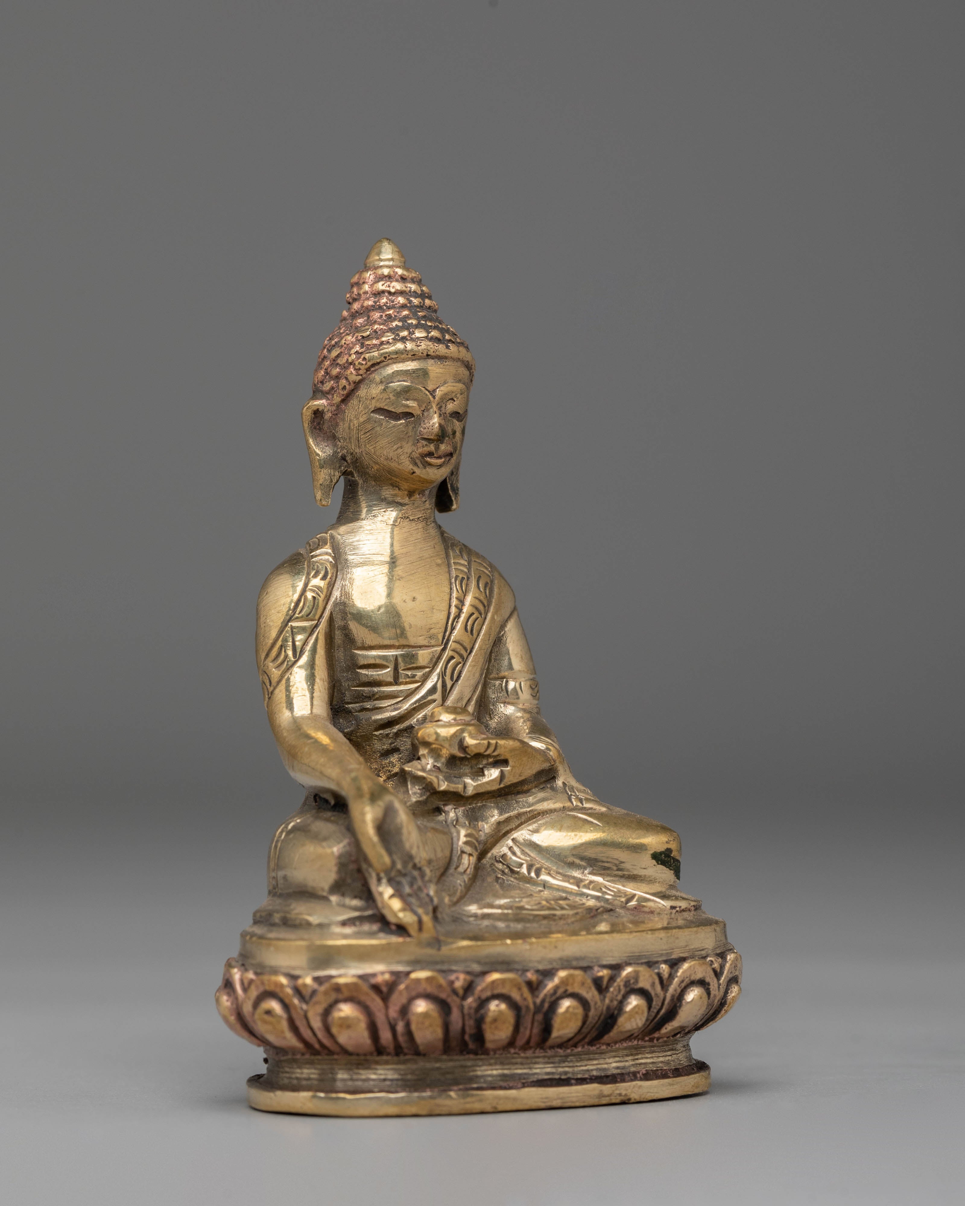 Handcrafted Buddhist Ratnasambhava Statue | Tibetan Deity of Wealth