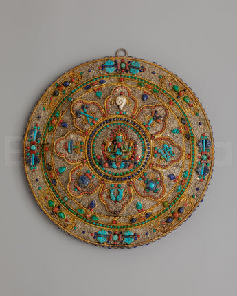 Sacred Chenrezig Mandala Wall Hanging