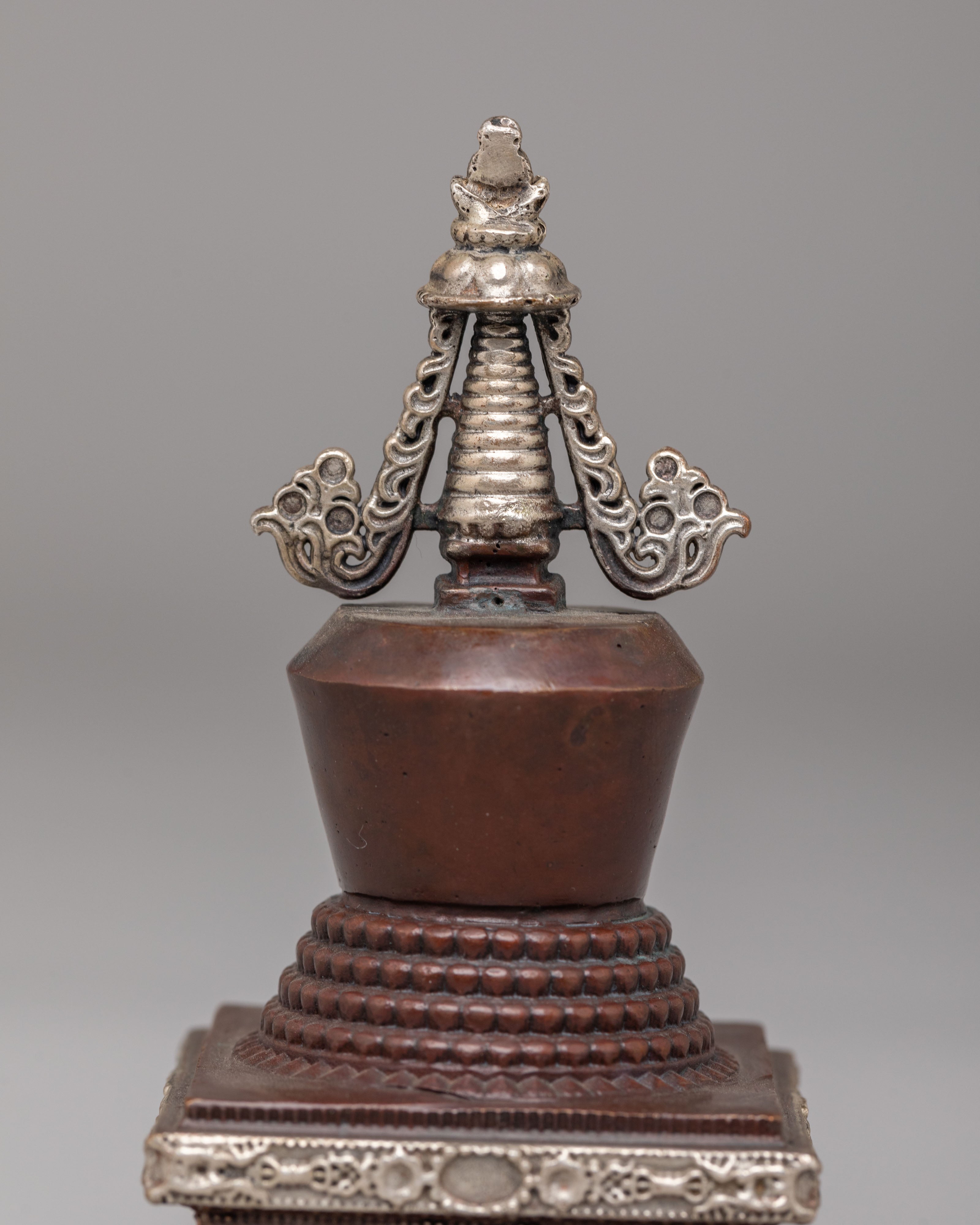 Handcrafted Lotus Blossom Stupa | Symbol of Enlightenment