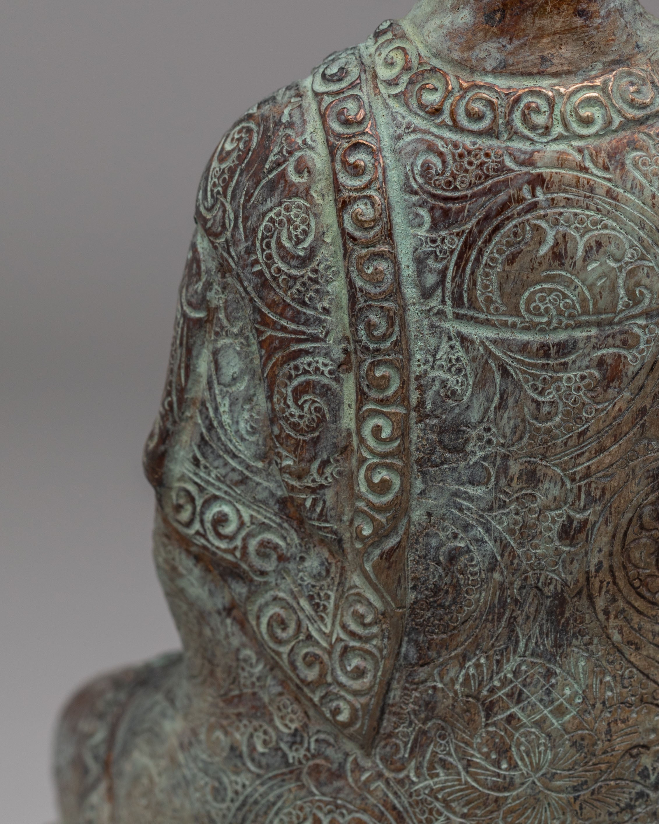 Tibetan Antique Shakyamuni Buddha Statue | Symbol of Peace and Enlightenment