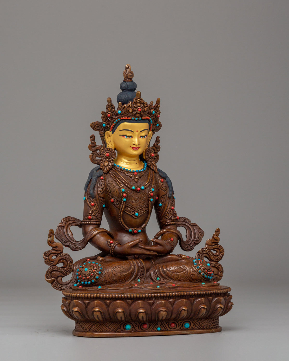 Handmade Altar Amitayus Statue | The Buddha of Infinite Life