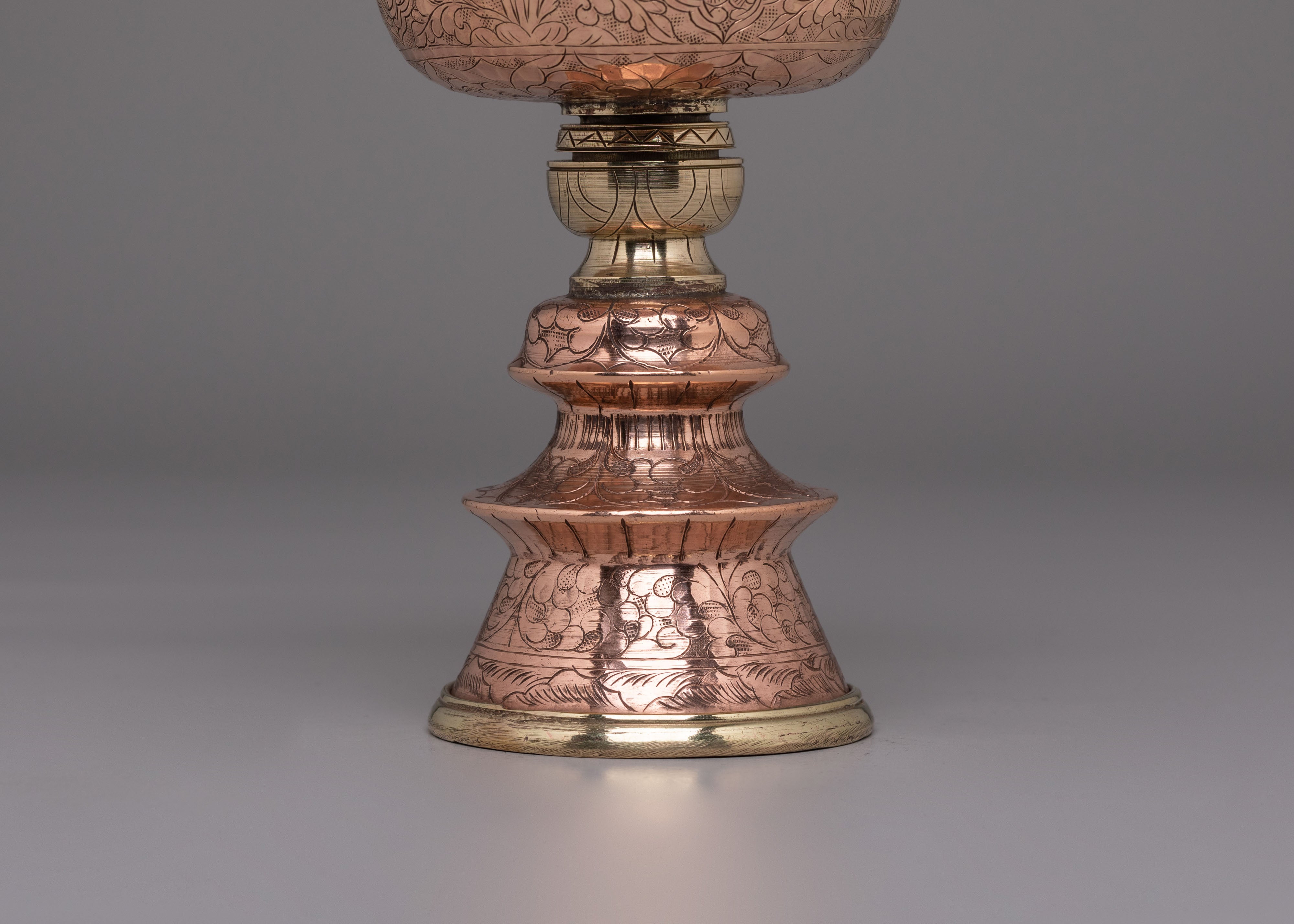 Handcrafted Butter Lamp for Ceremonies | Tibetan Offering Lamp
