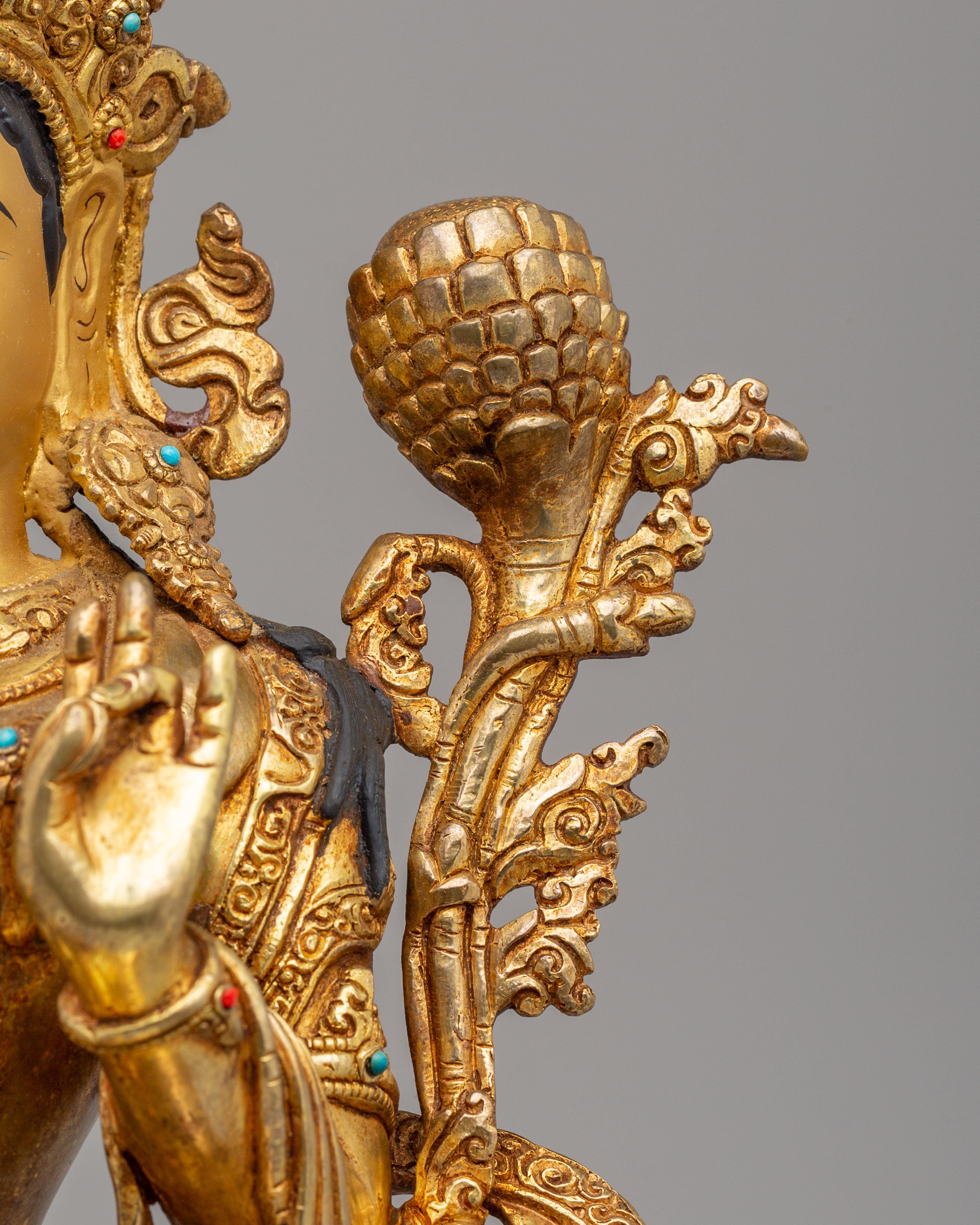 Goddess Green Tara Deity Statue | Spiritual Home Decor
