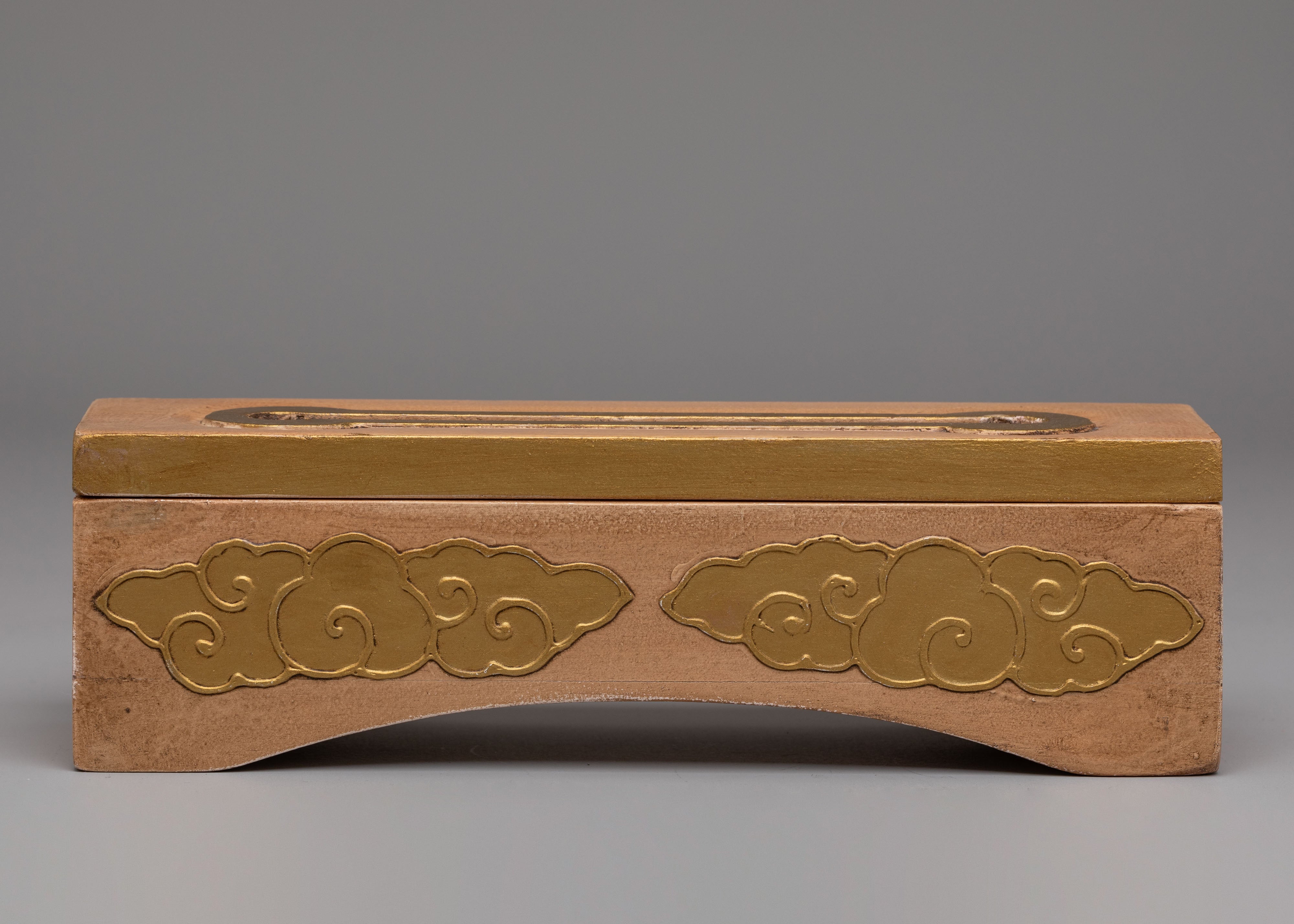 Wooden Ritual Incense Burner | Tibetan Buddhist Incense Box
