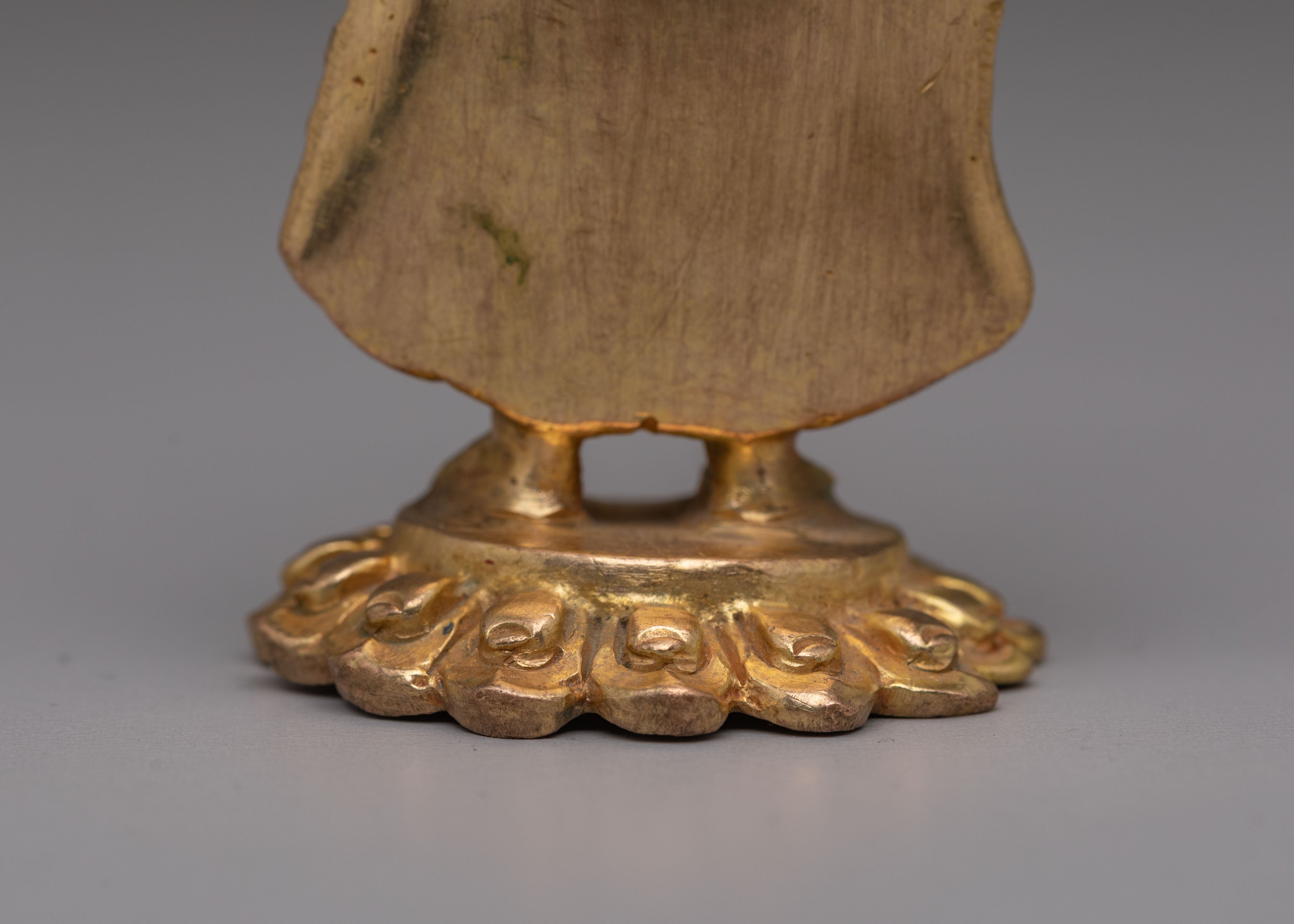Handcrafted Copper Dipankara Statue | Sacred Tibetan Buddha