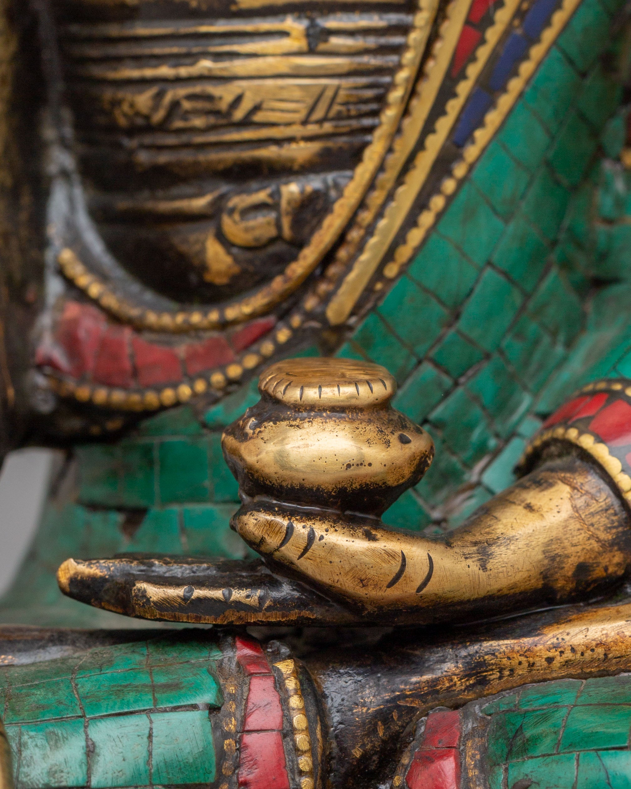 Sacred Shakyamuni Buddha Meditation Statue | Handcrafted Brass Sculpture for Spiritual Enlightenment
