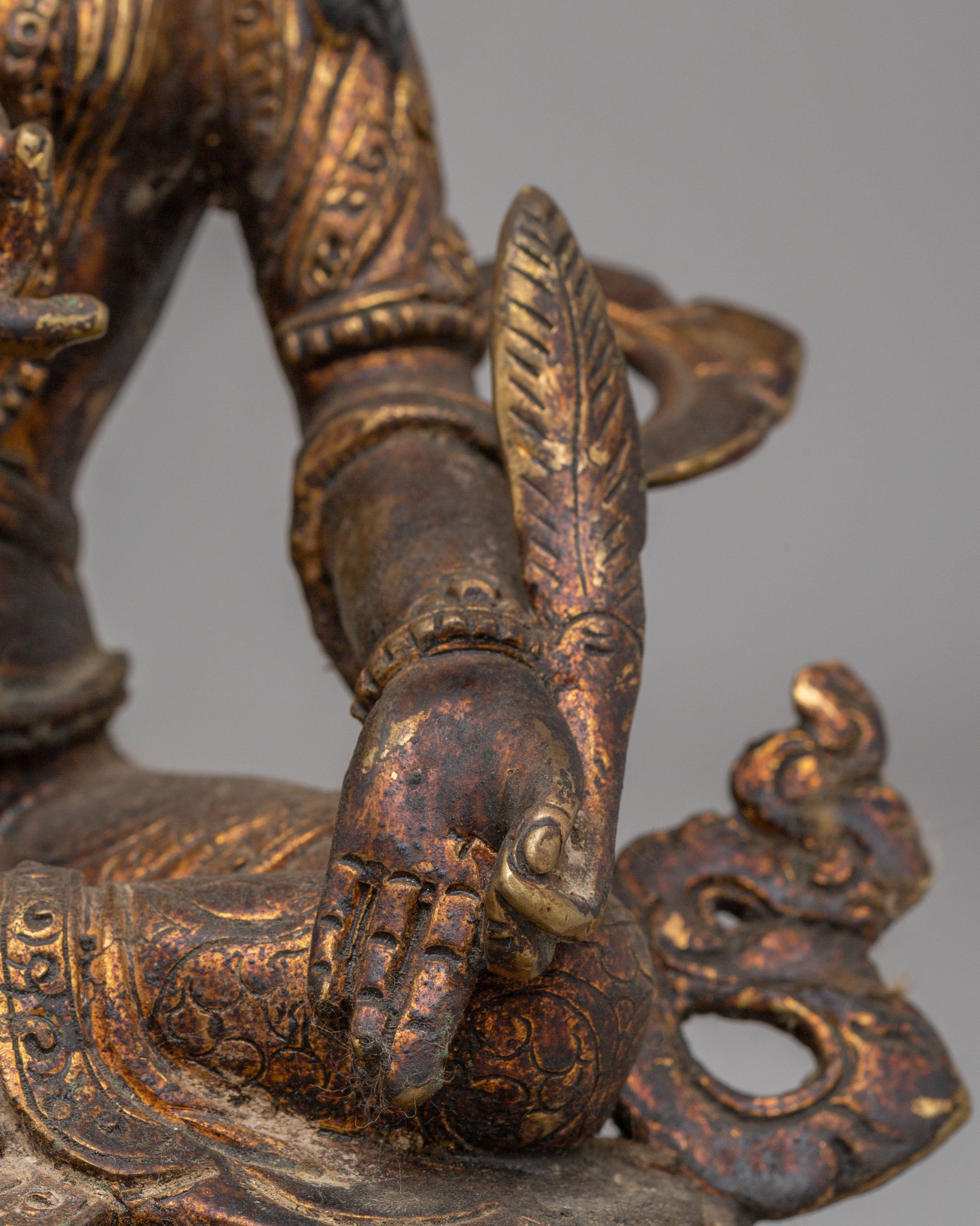Vajrayana Ksitigarbha Protector Buddha Statue | Guardian of the Earth