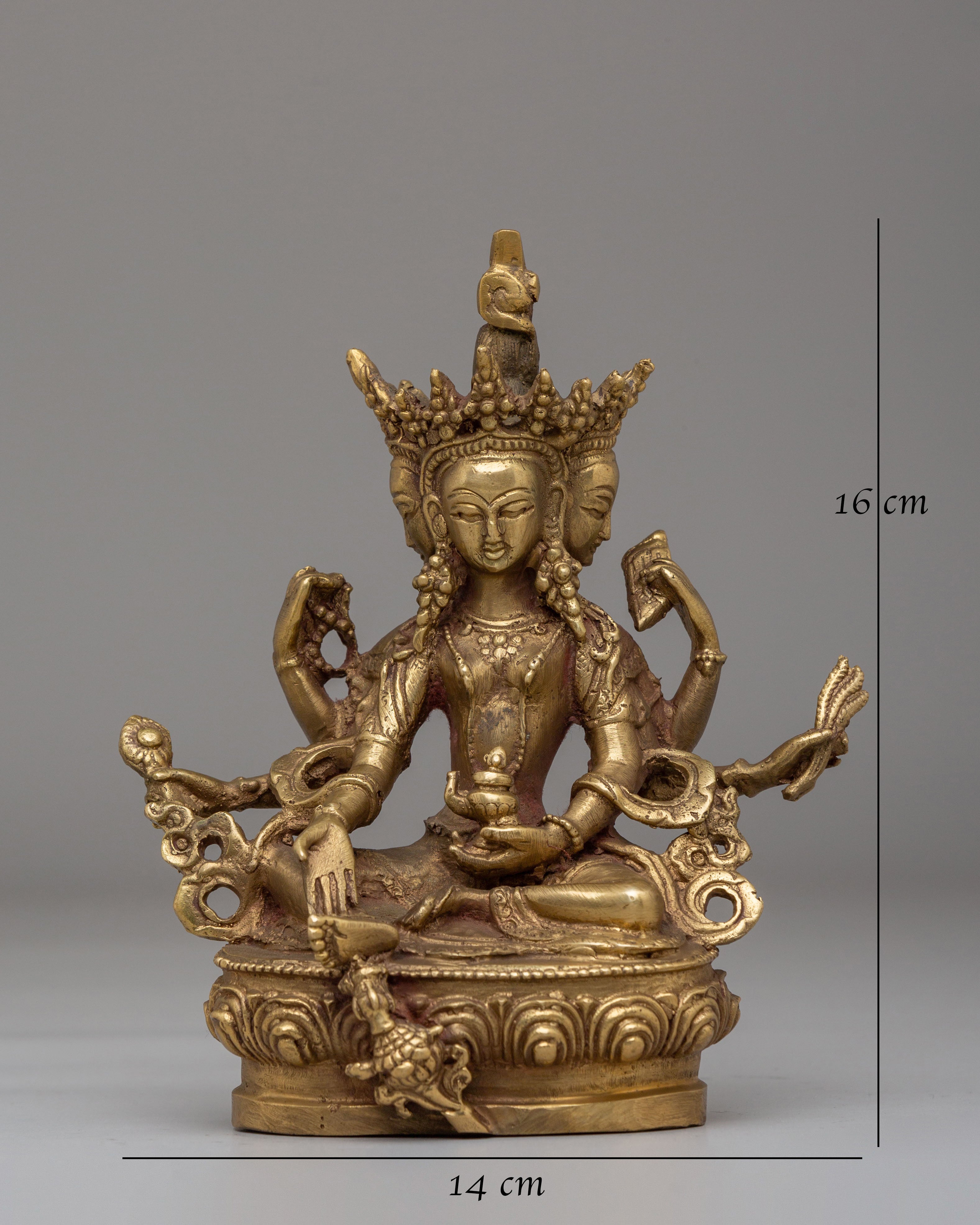 Tibetan Vasudhara Statue | The Wealth Deity