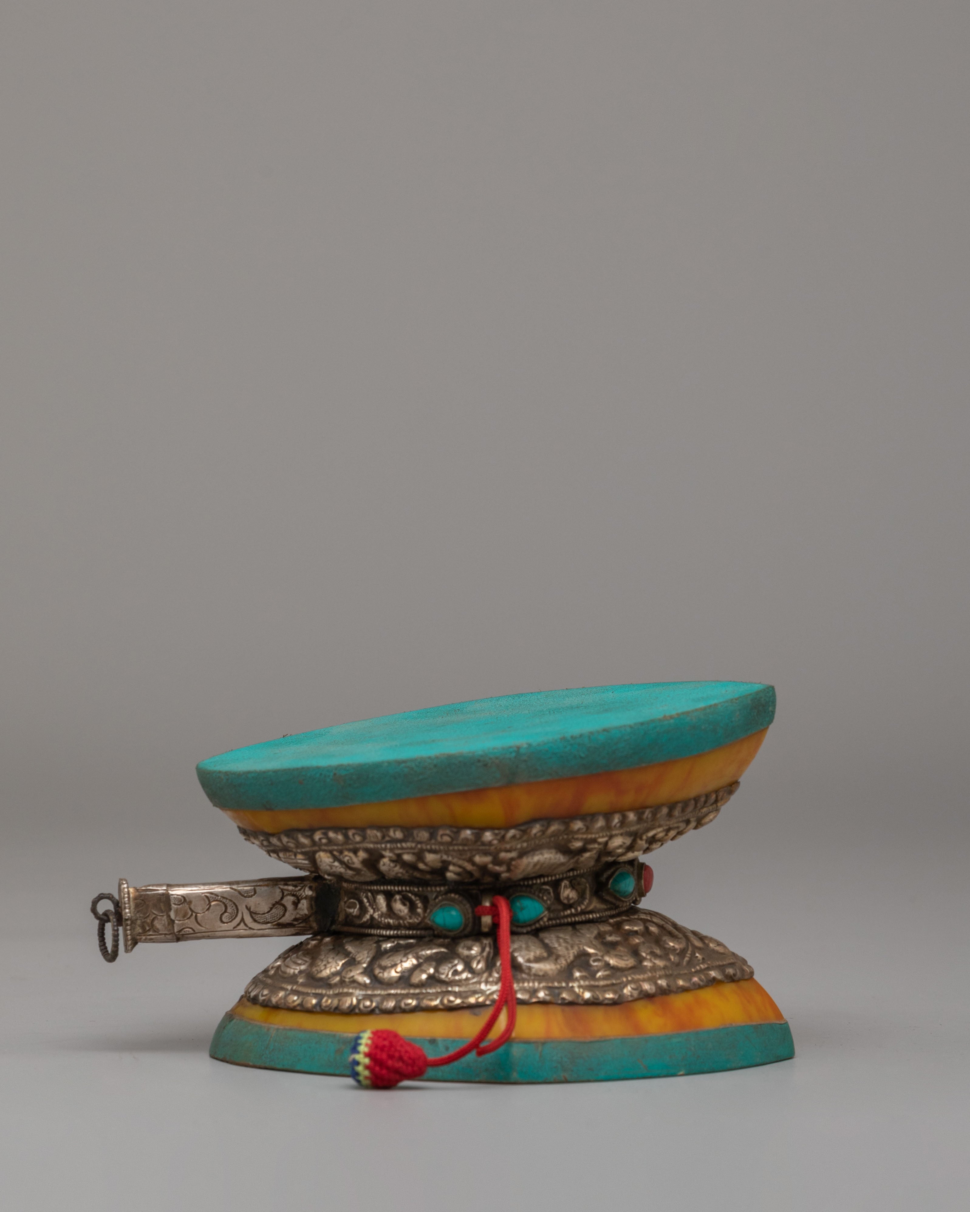 Buddhist Ritual Damaru | Handcrafted Tibetan Drum