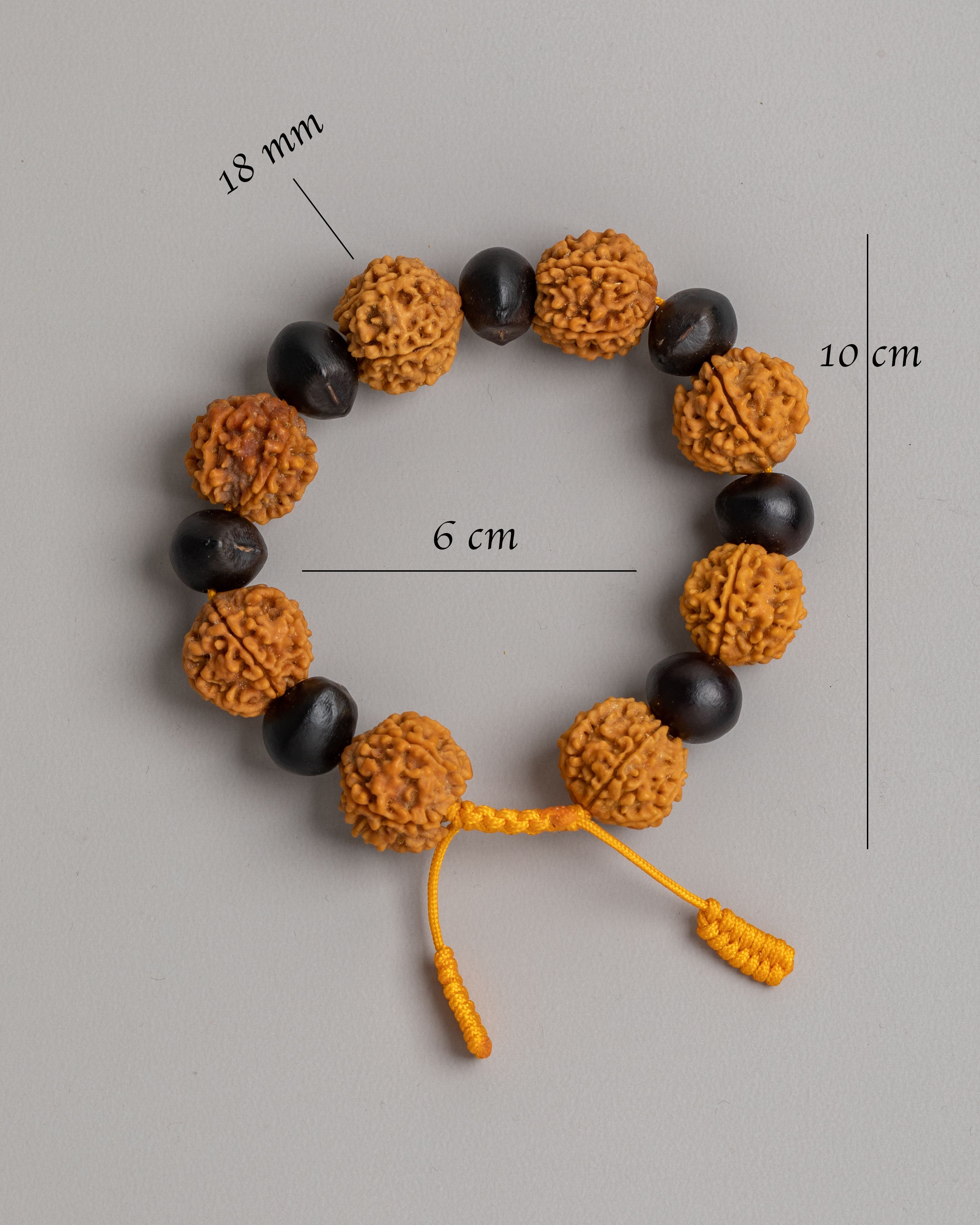 Rudraksha Mala Bracelet | Sacred Himalayan Prayer Beads