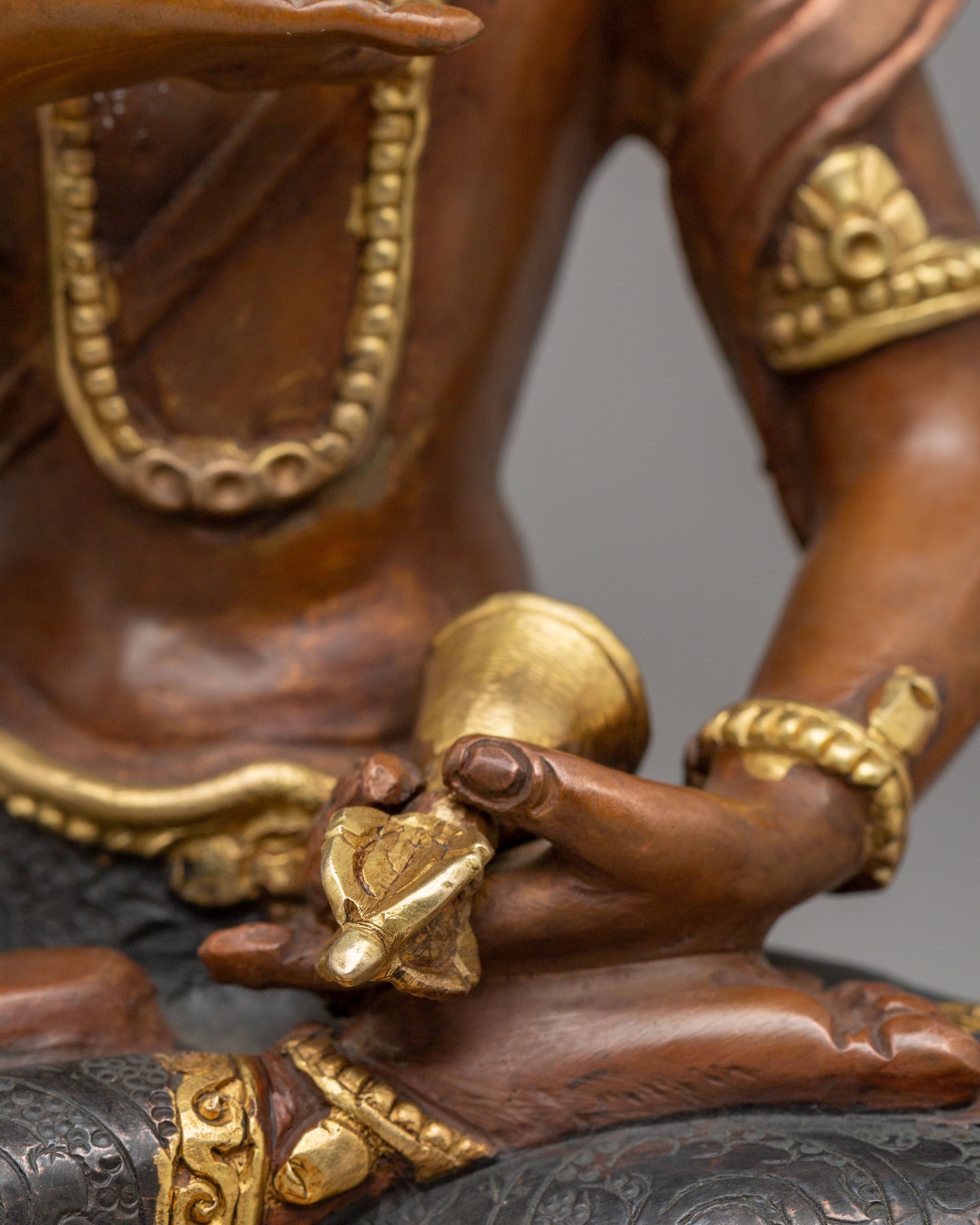 Vajrasattva Copper Handmade Sculpture | Tibetan Buddha Statue