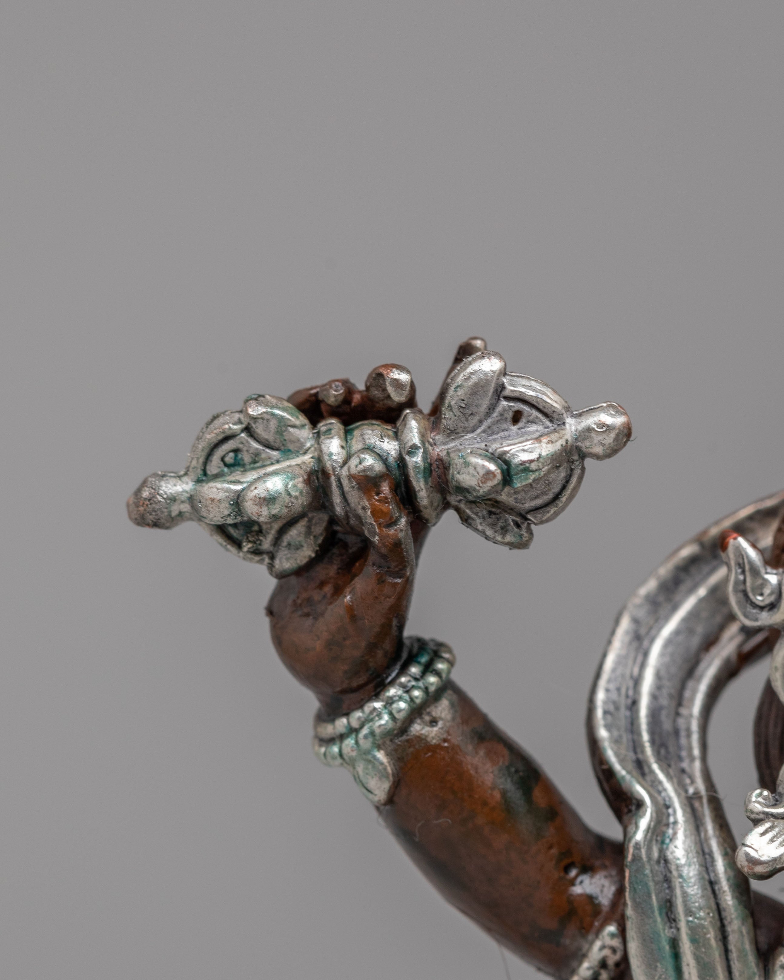 Machine Made Vajrapani Deity Statue | Buddhist Protector Sculpture