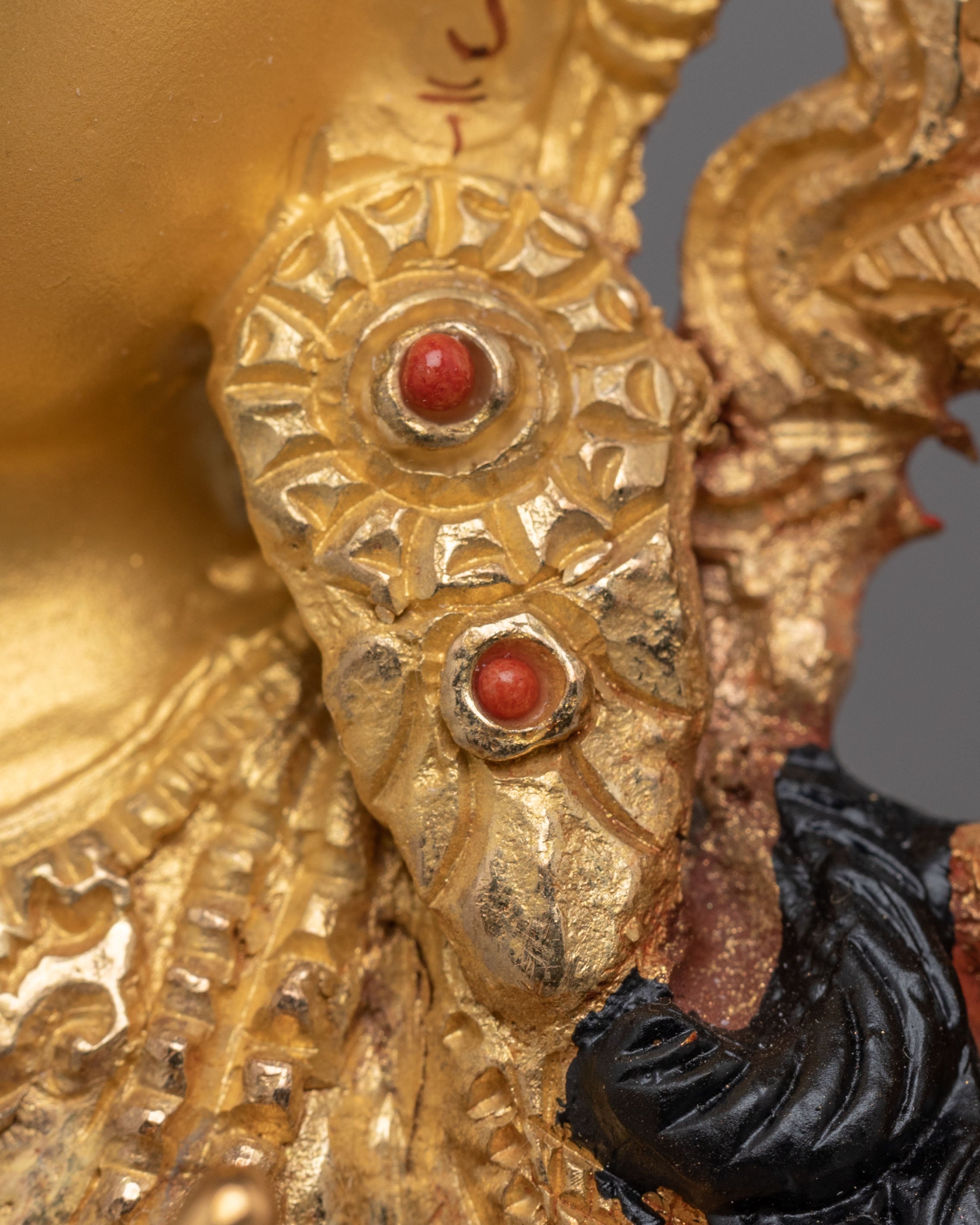 Buddhist Manjushri Statue for Knowledge | Handcrafted Tibetan Deity Figurine