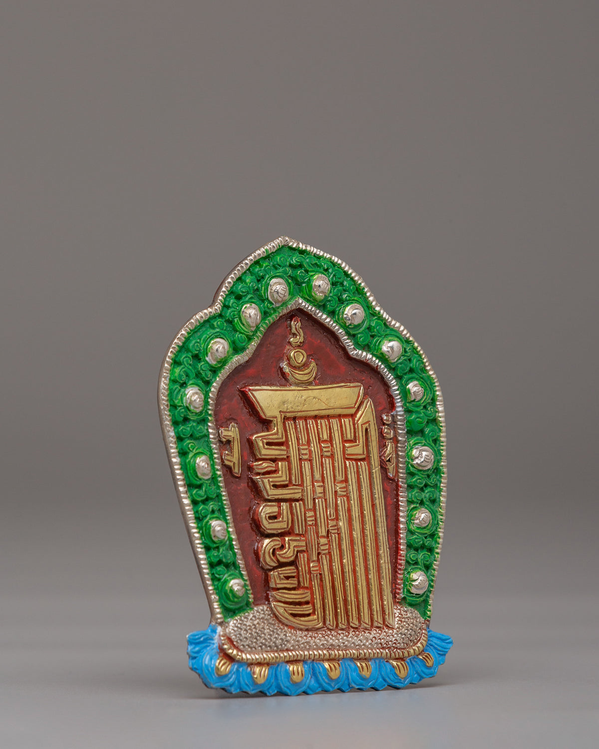 Traditional Kalachakra Symbol | Handcrafted Buddhist Sculpture