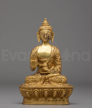 Handmade Amogasiddhi Buddha Statue | Symbol of Fearlessness and Enlightened Action