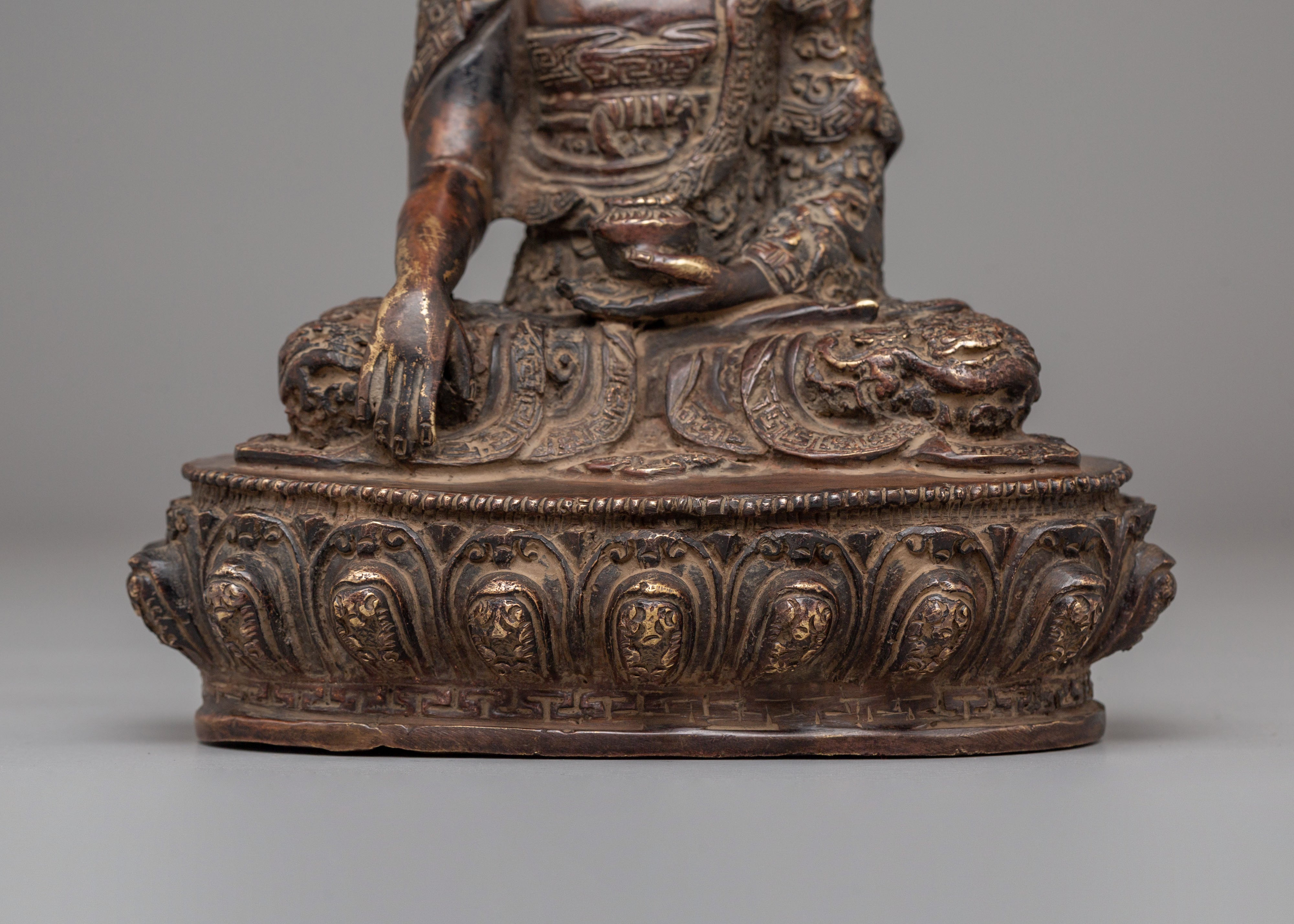 Handmade Tibetan Shakyamuni Buddha Statue | Himalayan Art