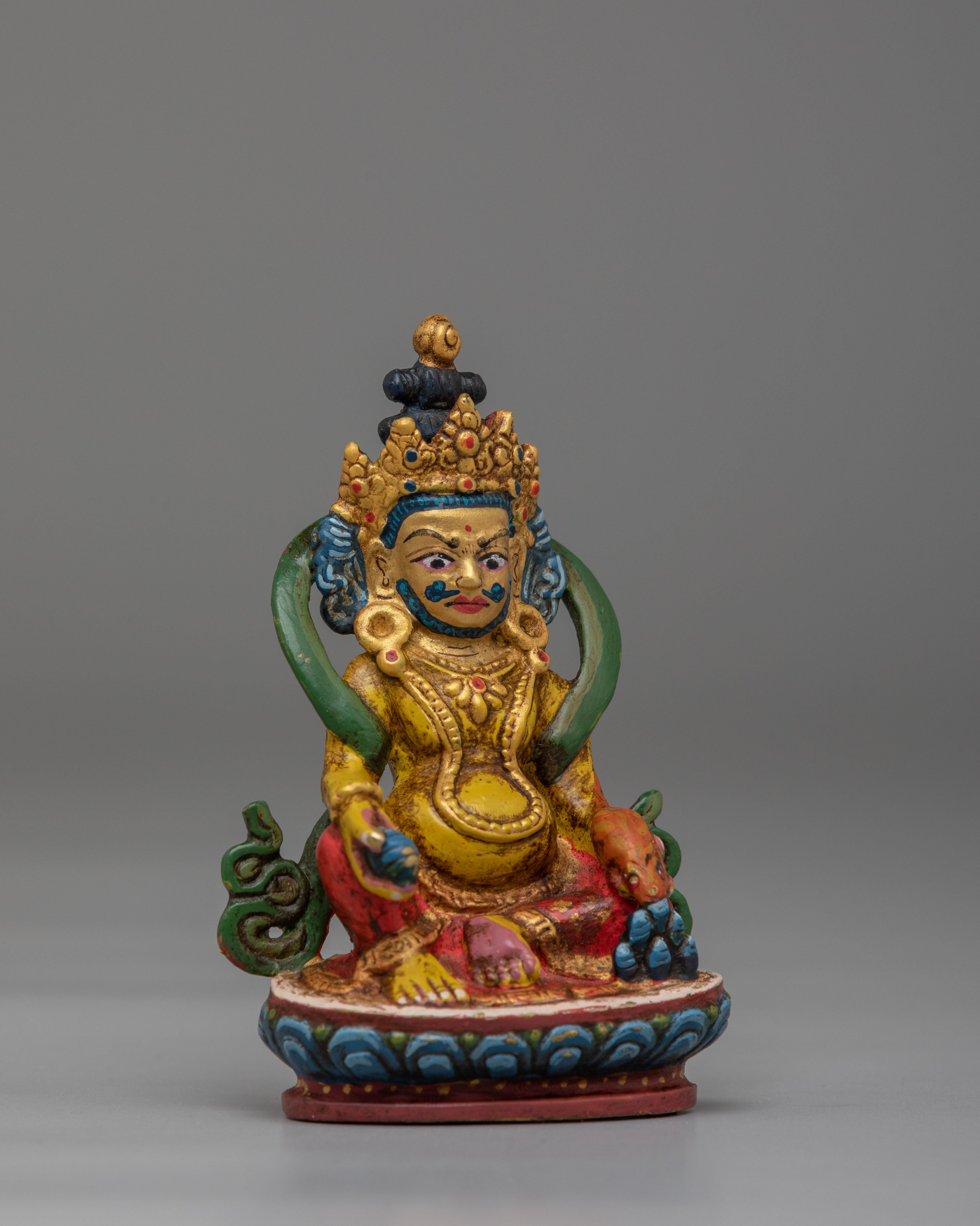 Himalayan Dzambhala Wealth God Statue | Spiritual Abundance Art