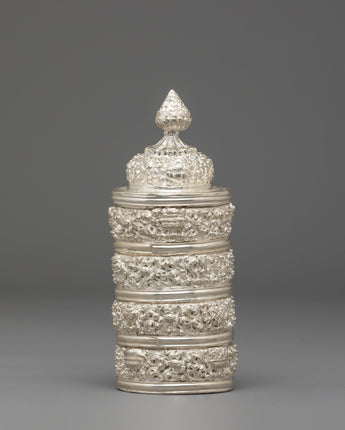 Traditional Rice Offering Pot for Puja and Ceremonies
