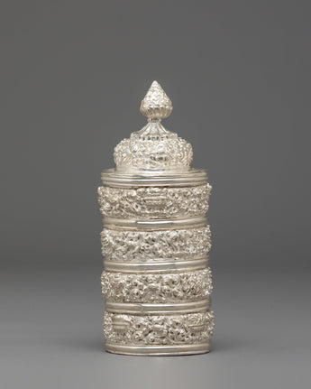 Traditional Rice Offering Pot for Puja and Ceremonies