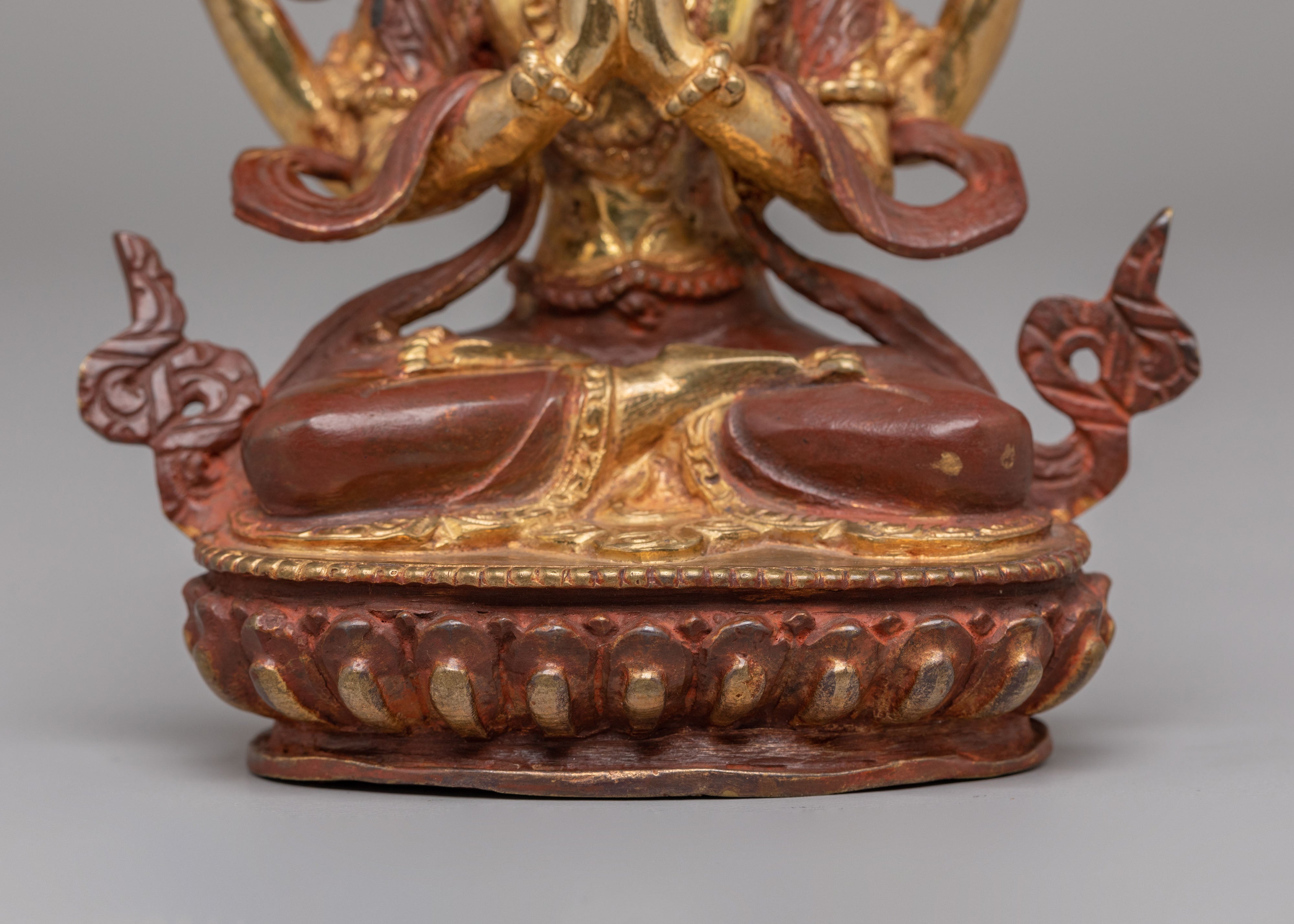 Chenrezig Statue for Compassion | Handcrafted Tibetan Avalokiteshvara Sculpture