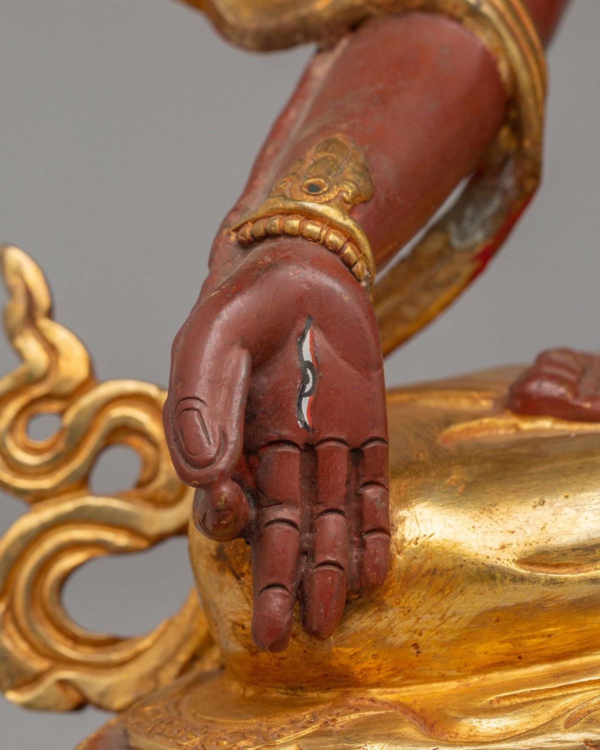 Tibetan Healing Deity White Tara Statue | Handcrafted Spiritual Decor