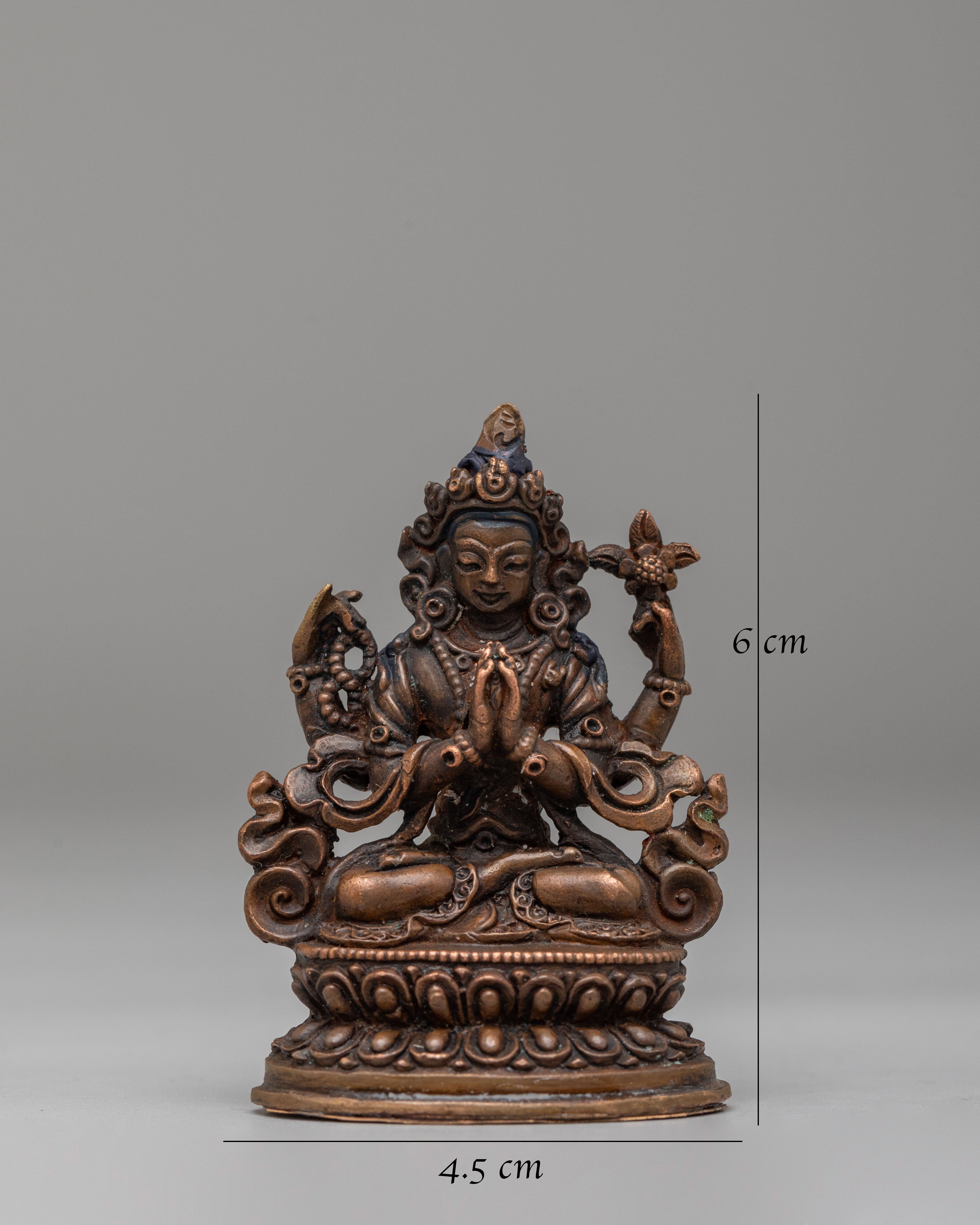 Spiritual Chenrezig Sculpture | Perfect for Meditation & Altar Spaces