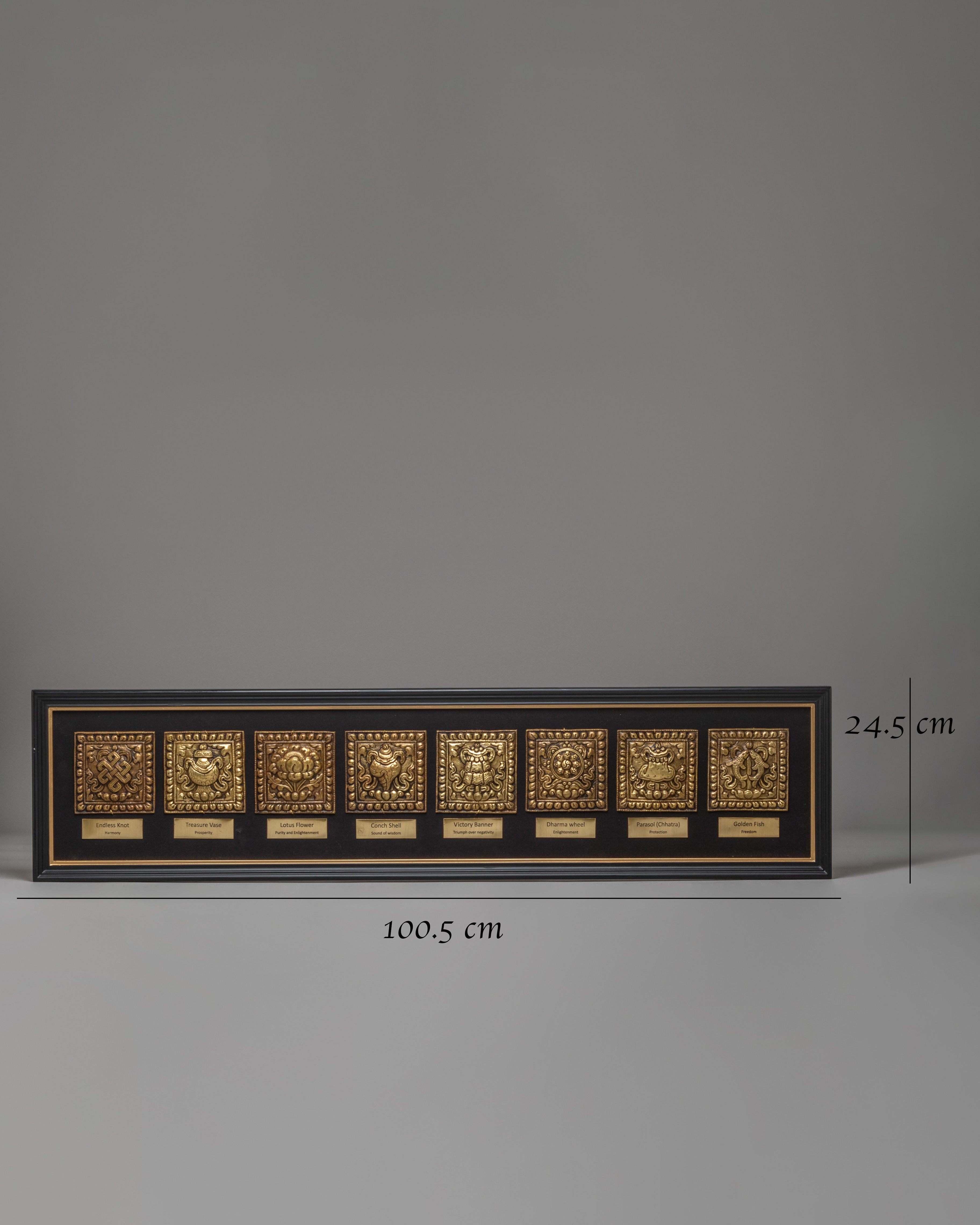 Traditional Spiritual Auspicious Symbol Wall Hanging | Perfect for Meditation