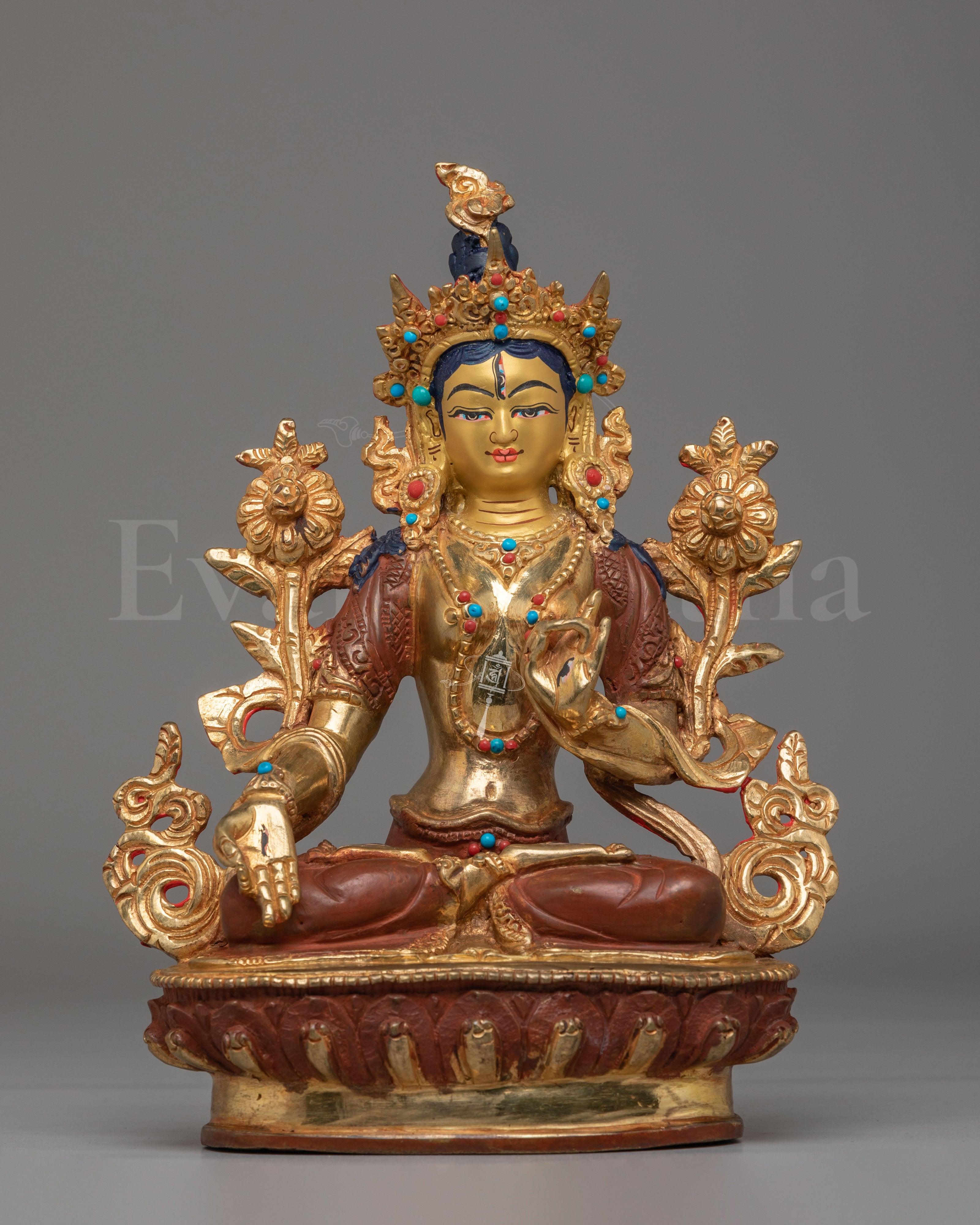 White Tara Statue for Altar